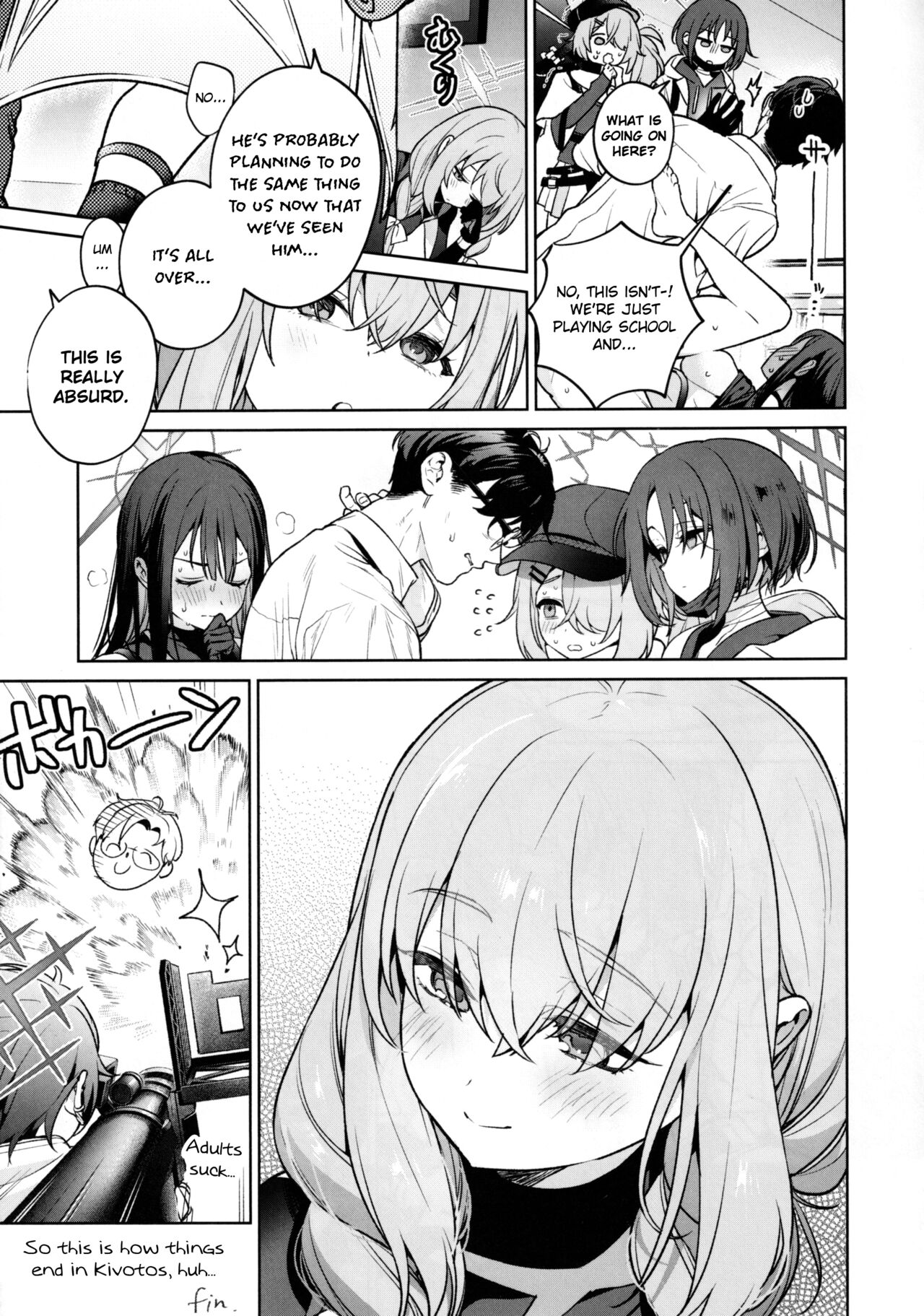 (C101) [Ozitan Yasan (Mameojitan)] Saori to Atsuko ni Obenkyou Oshieru Hon | A Book About Teaching Saori and Atsuko How to Study (Blue Archive) [English] [Douzo Lad Translations] image number 32