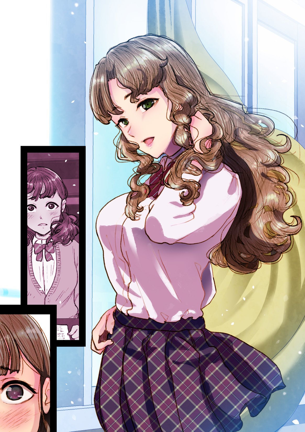 [An-chan Kaichou Potsuri Club (An-chan Kaichou)] Futa x Yuri ～While The Curtains Whisper～ image number 9