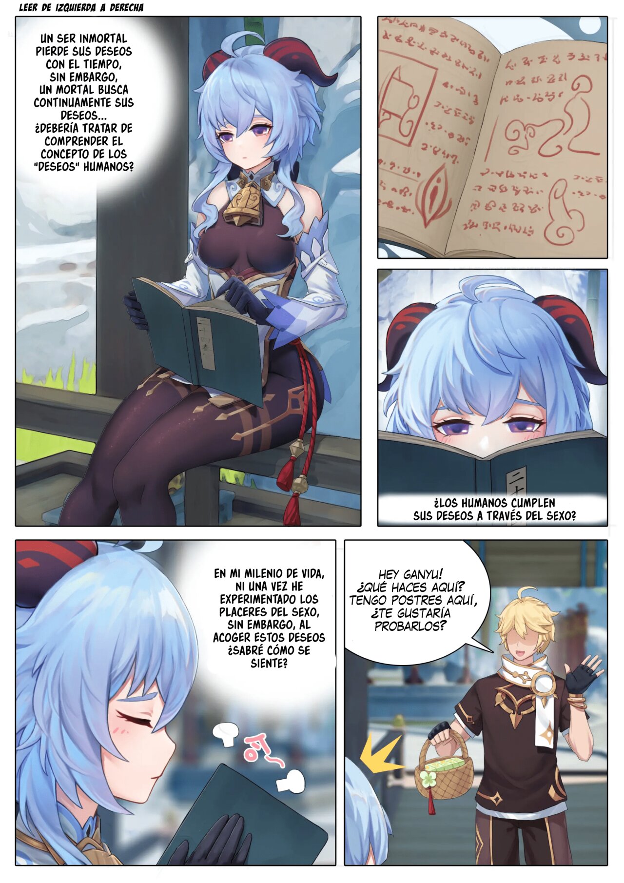 (Reikoku na Haizara) Everlasting Ganyu (Genshin Impact) [Spanish] image number 3