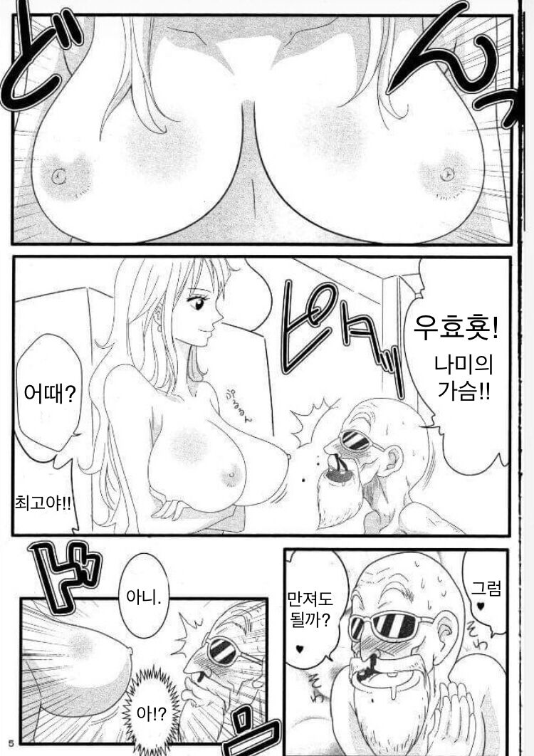 (C84) [Kairanban (Emine Kendama)] Benten Kairaku 24 Nami Nori Kame (One Piece, Dragon Ball) 이미지 번호 4