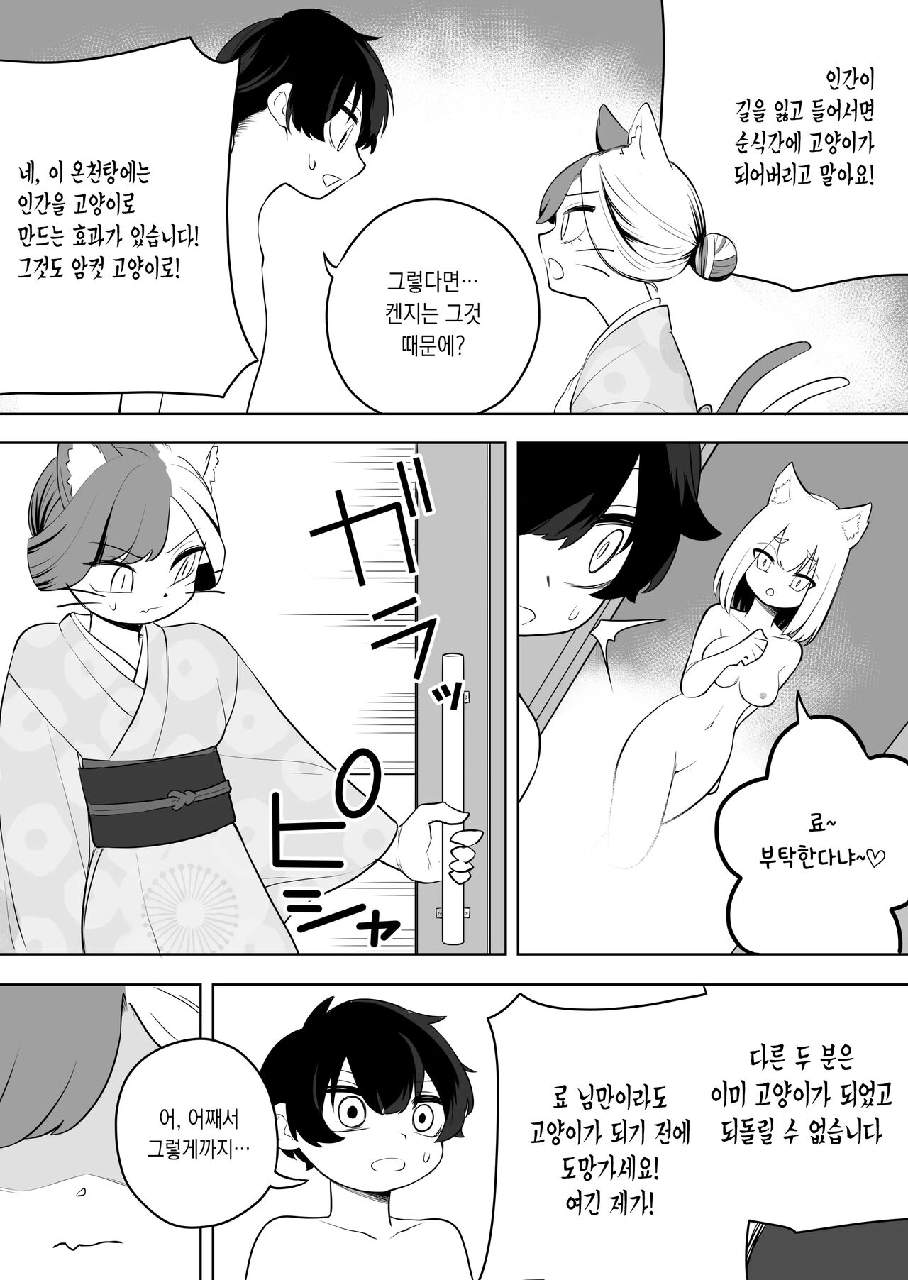 [Amuai Okashi Seisakusho (Ahoge Kinoko)] Nekodake no Kai [Korean] {역식채널} 이미지 번호 15