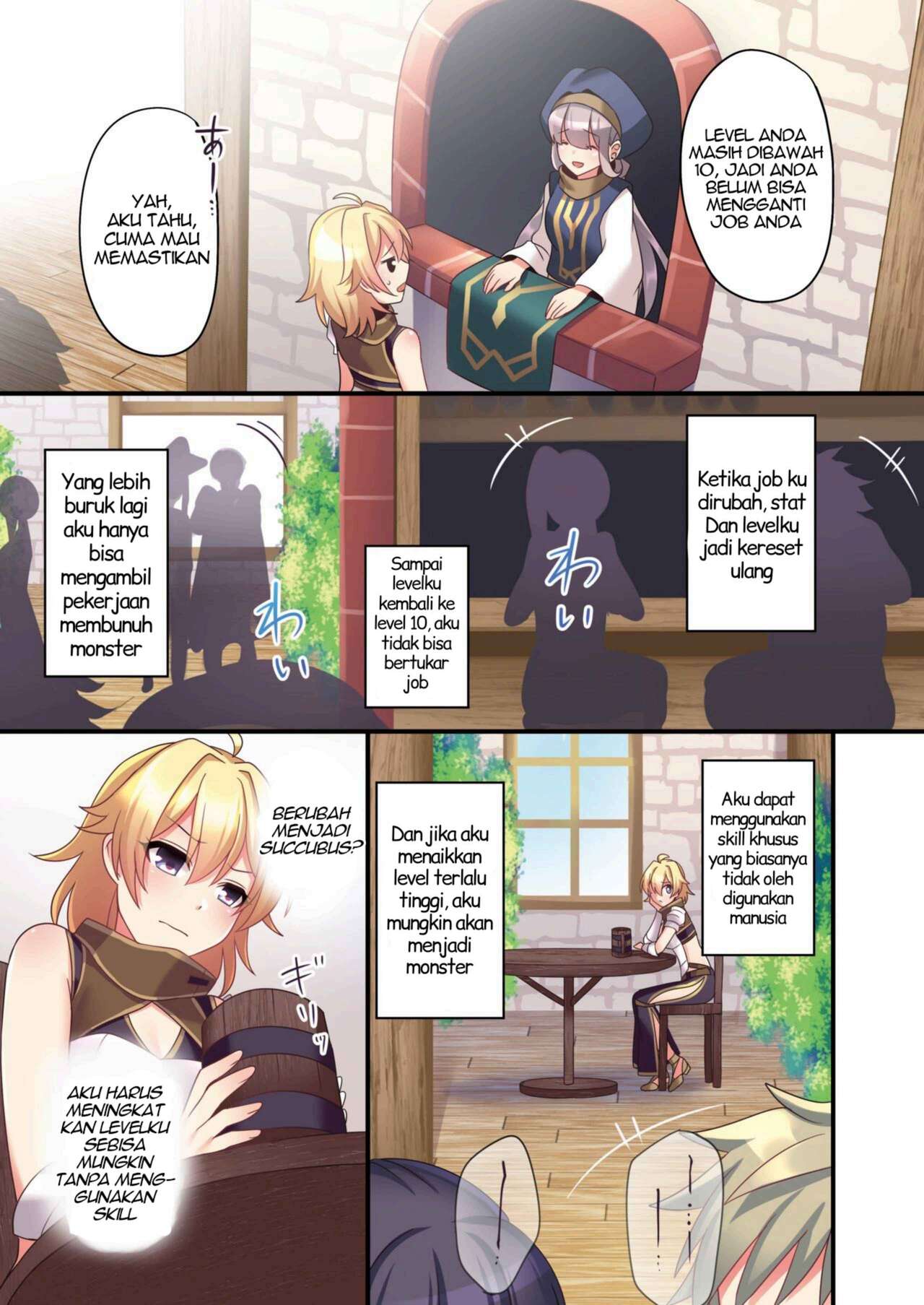 [TSF no F (meito)] Succubus ♀ ni Kyousei Tenshoku Saserareta Ore ♂ [Indonesian] [Digital] 이미지 번호 13