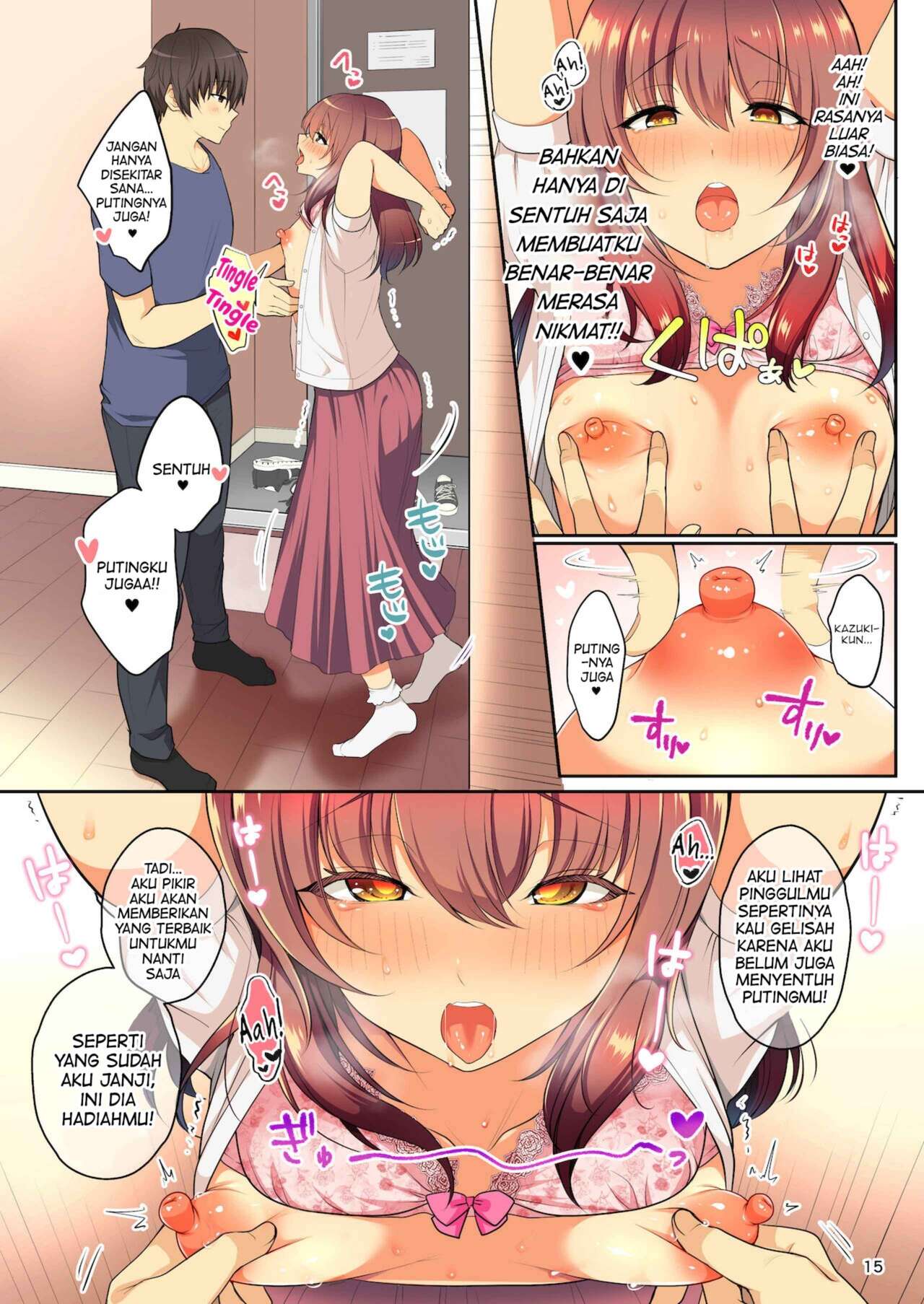 [Kakukonoka (Menoko)] Senpai no Oppai ~Josou Date Hen~ [Indonesian] [PinattSuki] [Digital] 16eme image