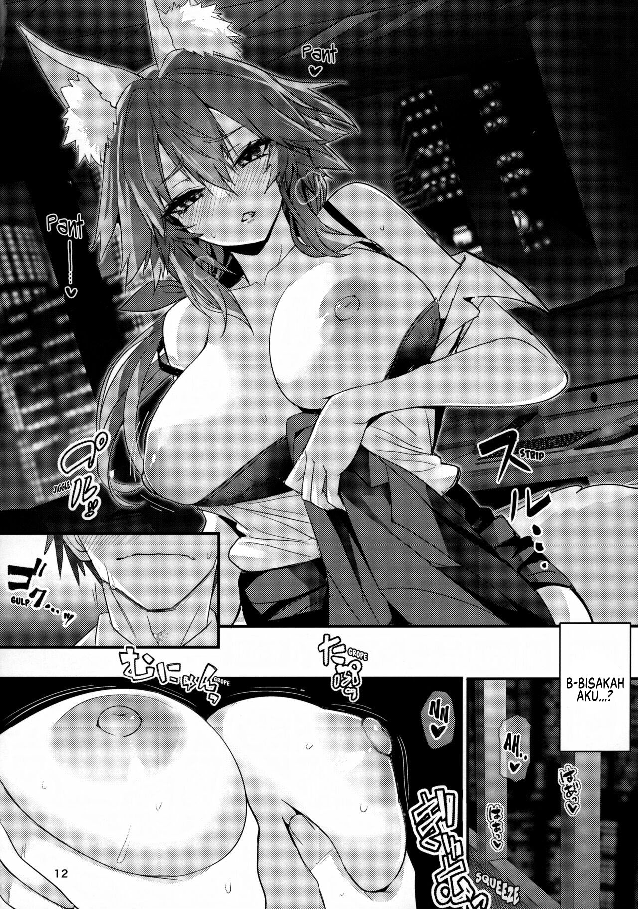 (C101) [Yamitsuki Honpo (Wise Speak)] Senpai OL Tamamo-san (Fate/EXTRA CCC) [Indonesian] Bildnummer 11