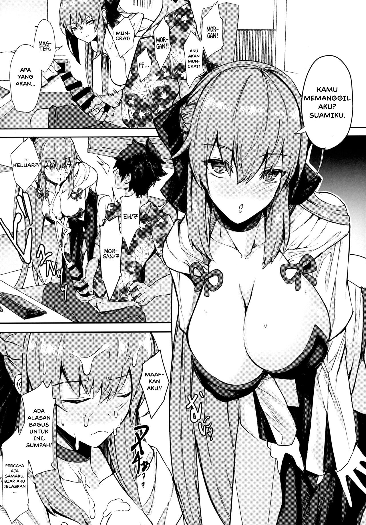 (C101) [Yurutto Pocket (Untue)] Gohoubi wa Off-Pako de Yoroshiku (Fate/Grand Order) [Indonesian] 图片编号 4