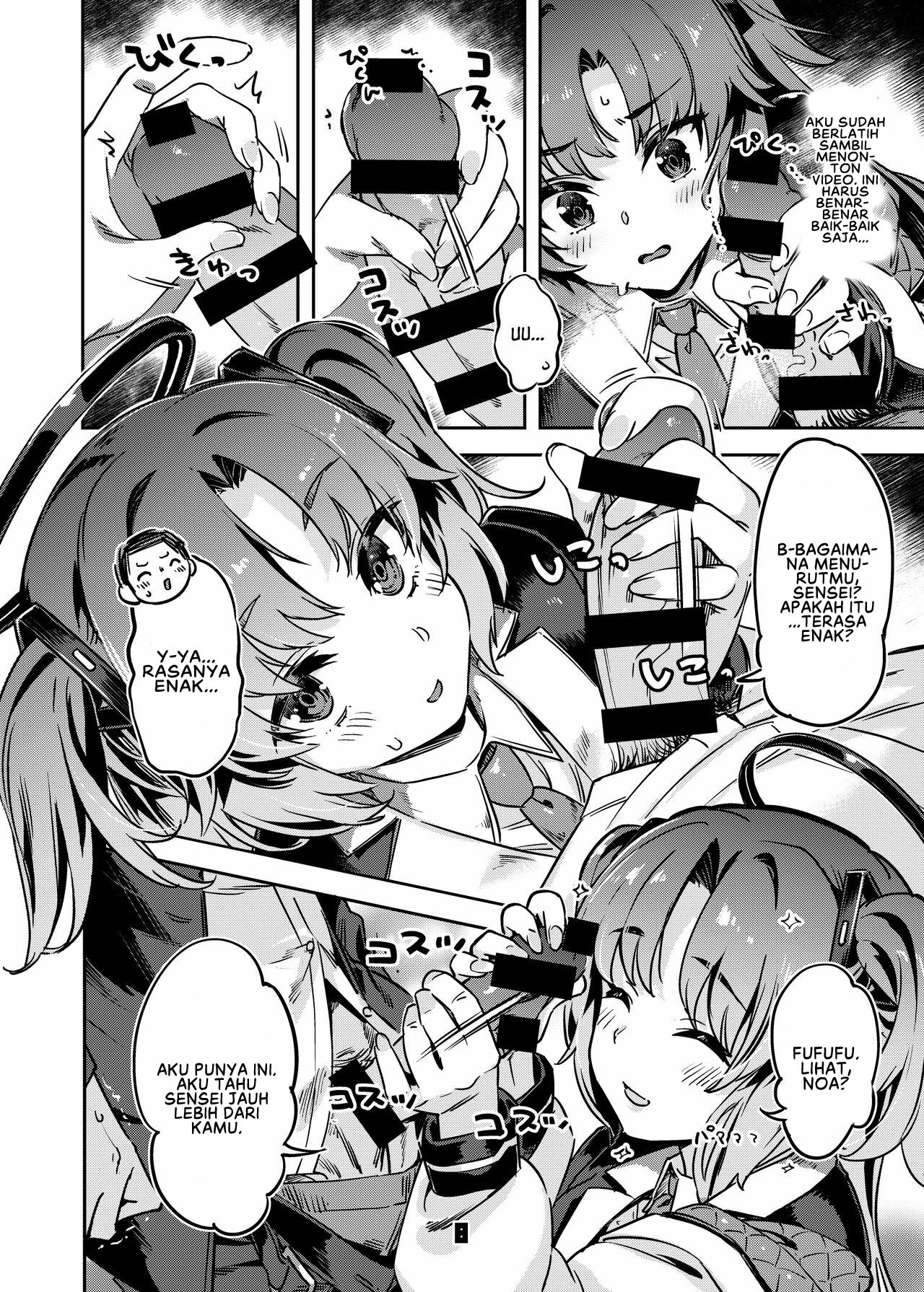 [Zombie to Yukaina Nakamatachi (Super Zombie)] Sensei! Sakiccyo dake de Iin desu ka? (Blue Archive) [Digital] [Indonesian] numero di immagine  8