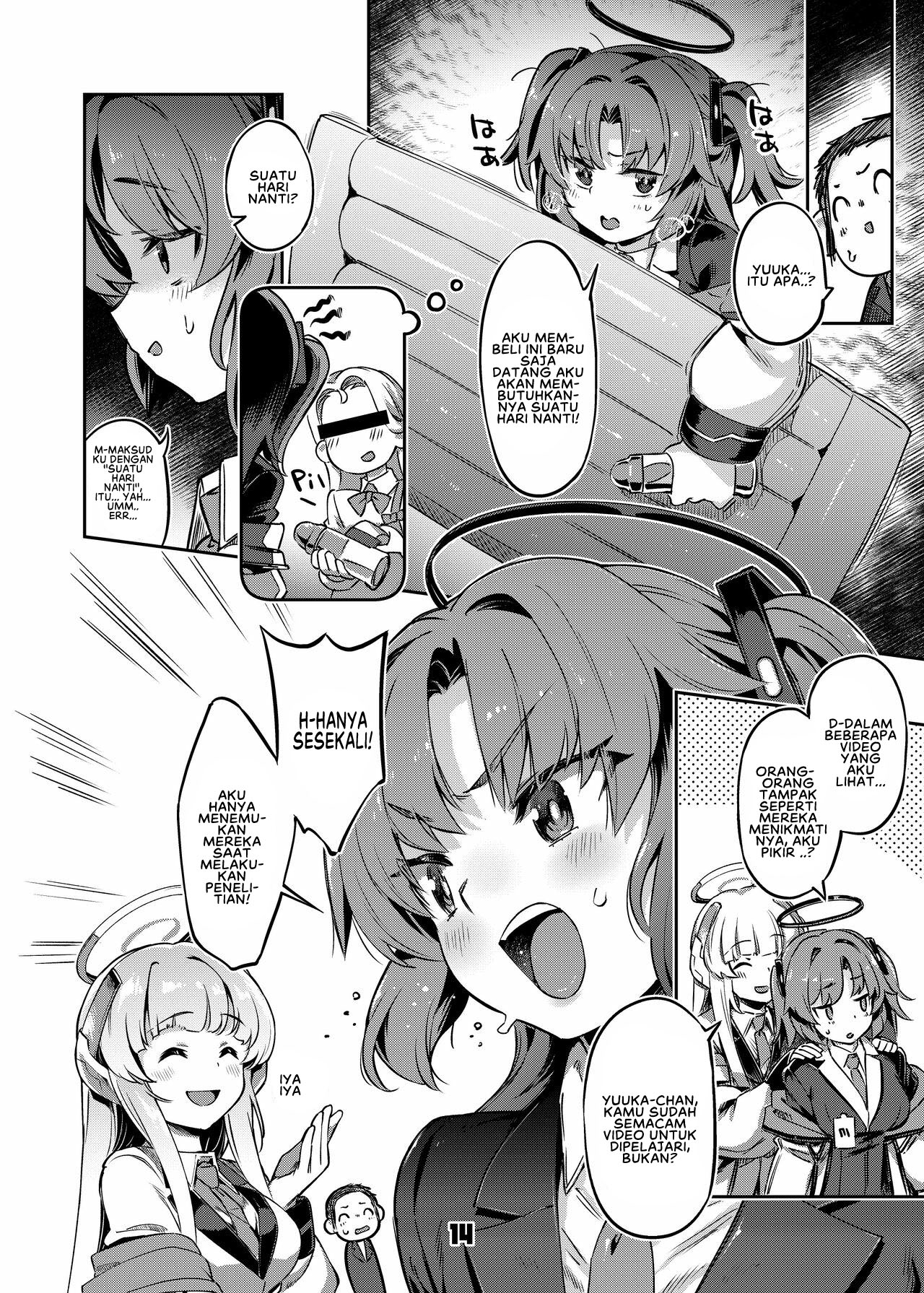 [Zombie to Yukaina Nakamatachi (Super Zombie)] Sensei! Sakiccyo dake de Iin desu ka? (Blue Archive) [Digital] [Indonesian] numero di immagine  14