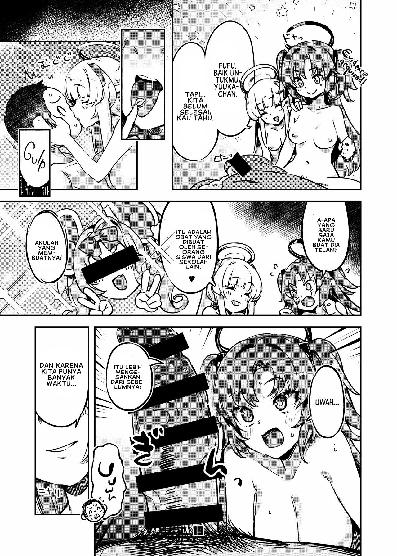 [Zombie to Yukaina Nakamatachi (Super Zombie)] Sensei! Sakiccyo dake de Iin desu ka? (Blue Archive) [Digital] [Indonesian] numero di immagine  19