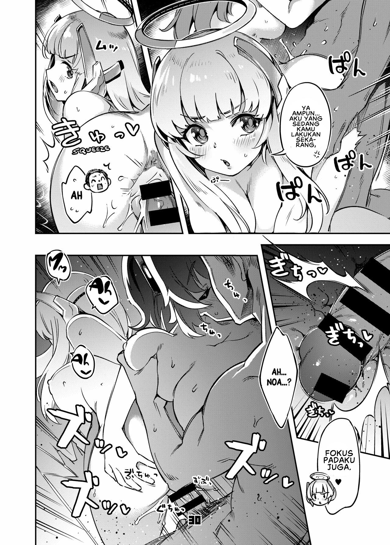 [Zombie to Yukaina Nakamatachi (Super Zombie)] Sensei! Sakiccyo dake de Iin desu ka? (Blue Archive) [Digital] [Indonesian] numero di immagine  30