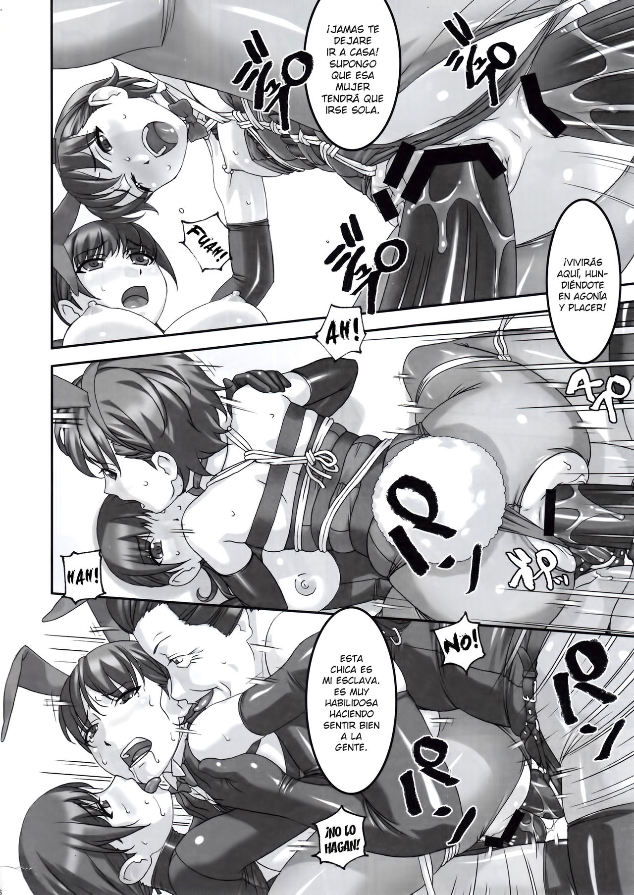 (C87) [Tairikukan Dandoudan Dan (Sakura Romako)] Anoko ga Natsuyasumi ni Ryokou saki de Oshiri no Ana o Kizetsu suru hodo Naburare Tsuzukeru Manga 2 [Spanish] [elmoedela8] numero di immagine  5