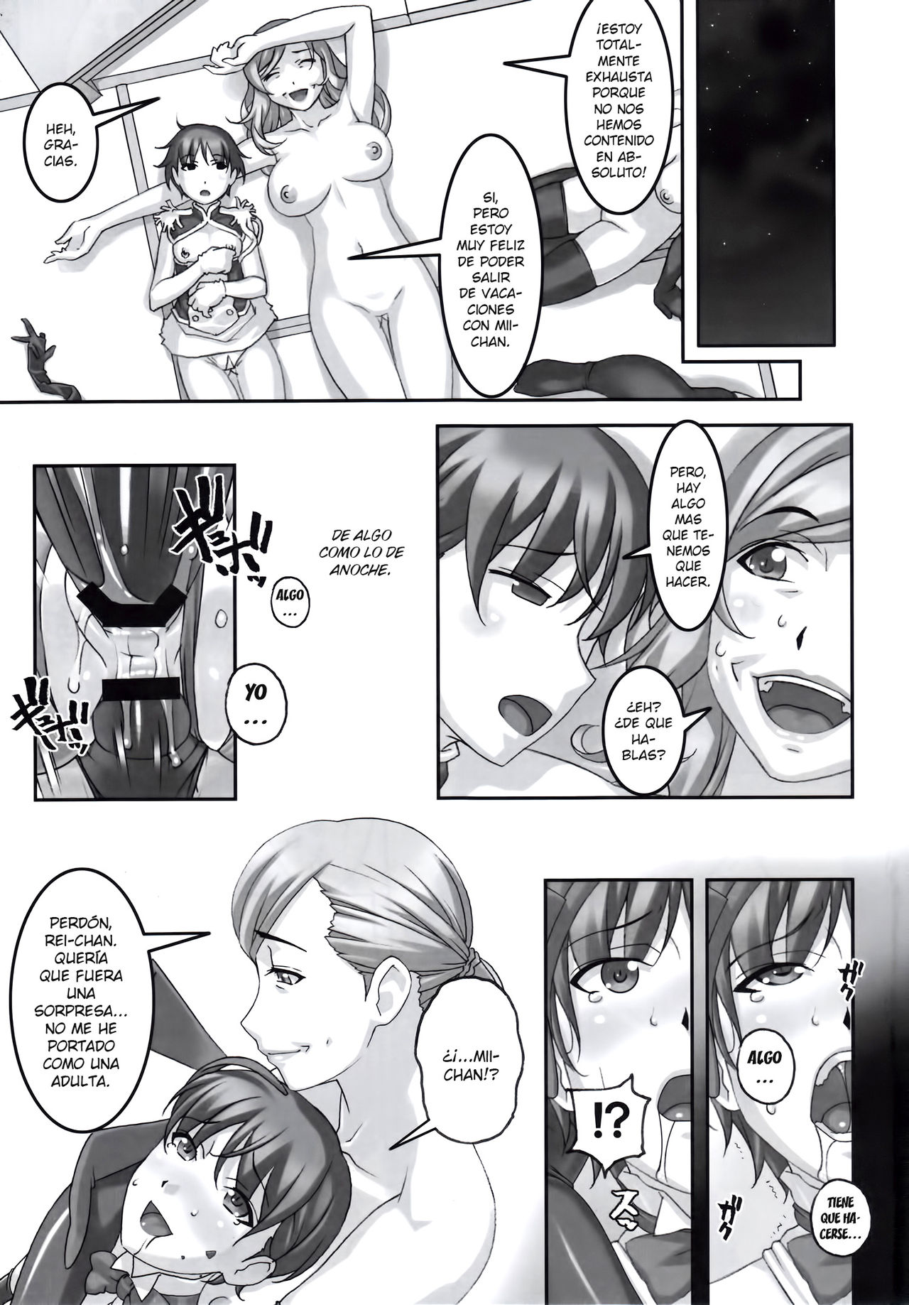 (C87) [Tairikukan Dandoudan Dan (Sakura Romako)] Anoko ga Natsuyasumi ni Ryokou saki de Oshiri no Ana o Kizetsu suru hodo Naburare Tsuzukeru Manga 2 [Spanish] [elmoedela8] numero di immagine  20