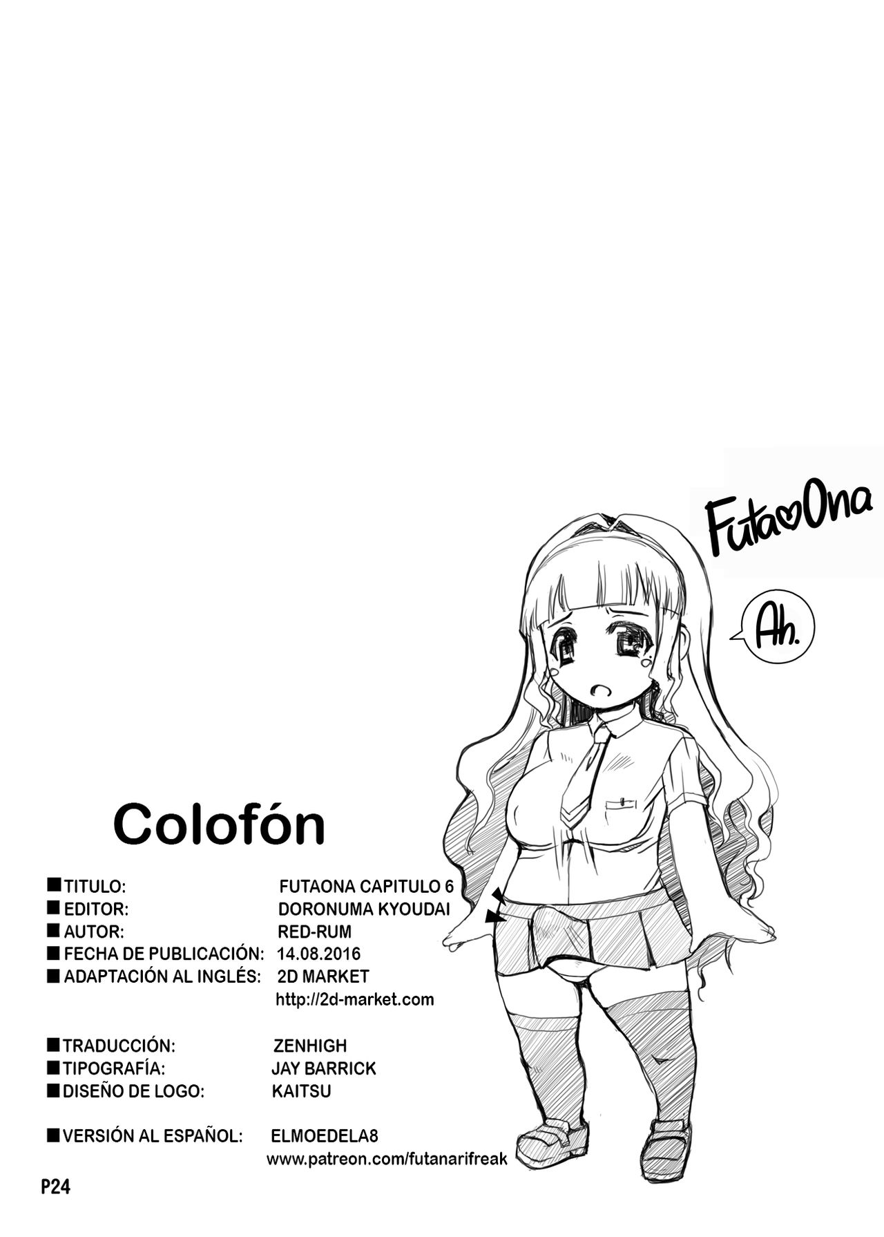 [Doronuma Kyoudai (RED-RUM)] Futa Ona Dai Roku Shou | A Certain Futanari Girl's Masturbation Diary Ch.6 - FutaOna 6 [Spanish] [elmoedela8] [Decensored] [Digital] imagen número 23