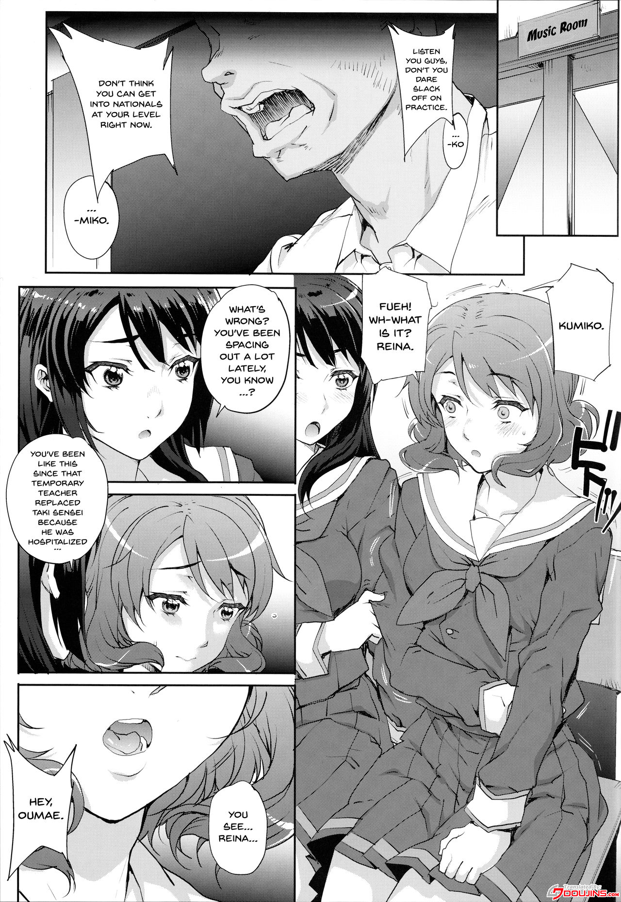 (C91) [Magono-Tei (Carn)] Kayumidome 17 Houme (Hibike! Euphonium) [English] {Doujins.com} image number 3