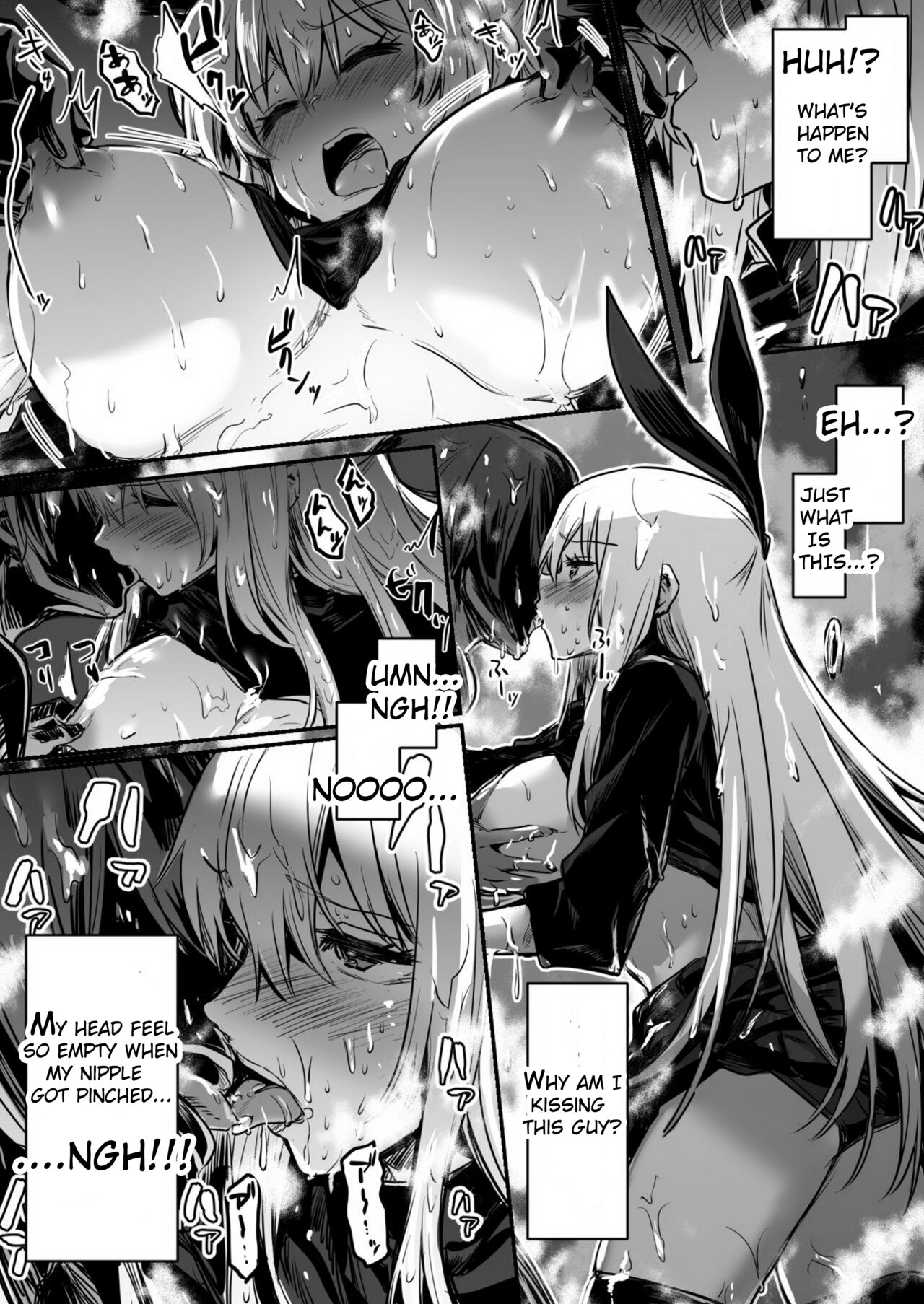 [Lefthand] Adventure-chan who got in heat while rescue a man on request in the dark pit mucus swamp[English][CT] image number 3