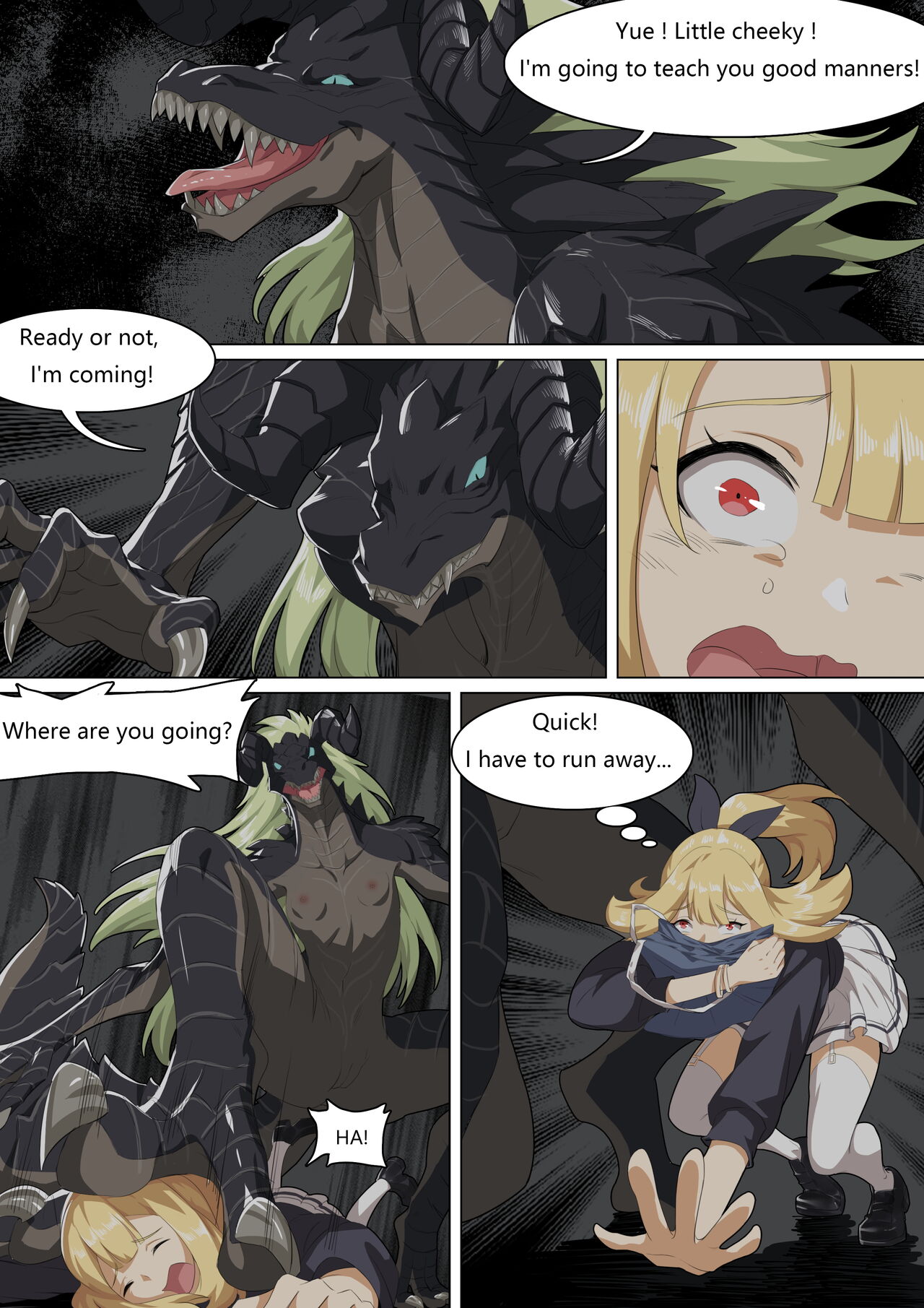 [Zobbie] Werewolf Girl Academy IV изображение № 18