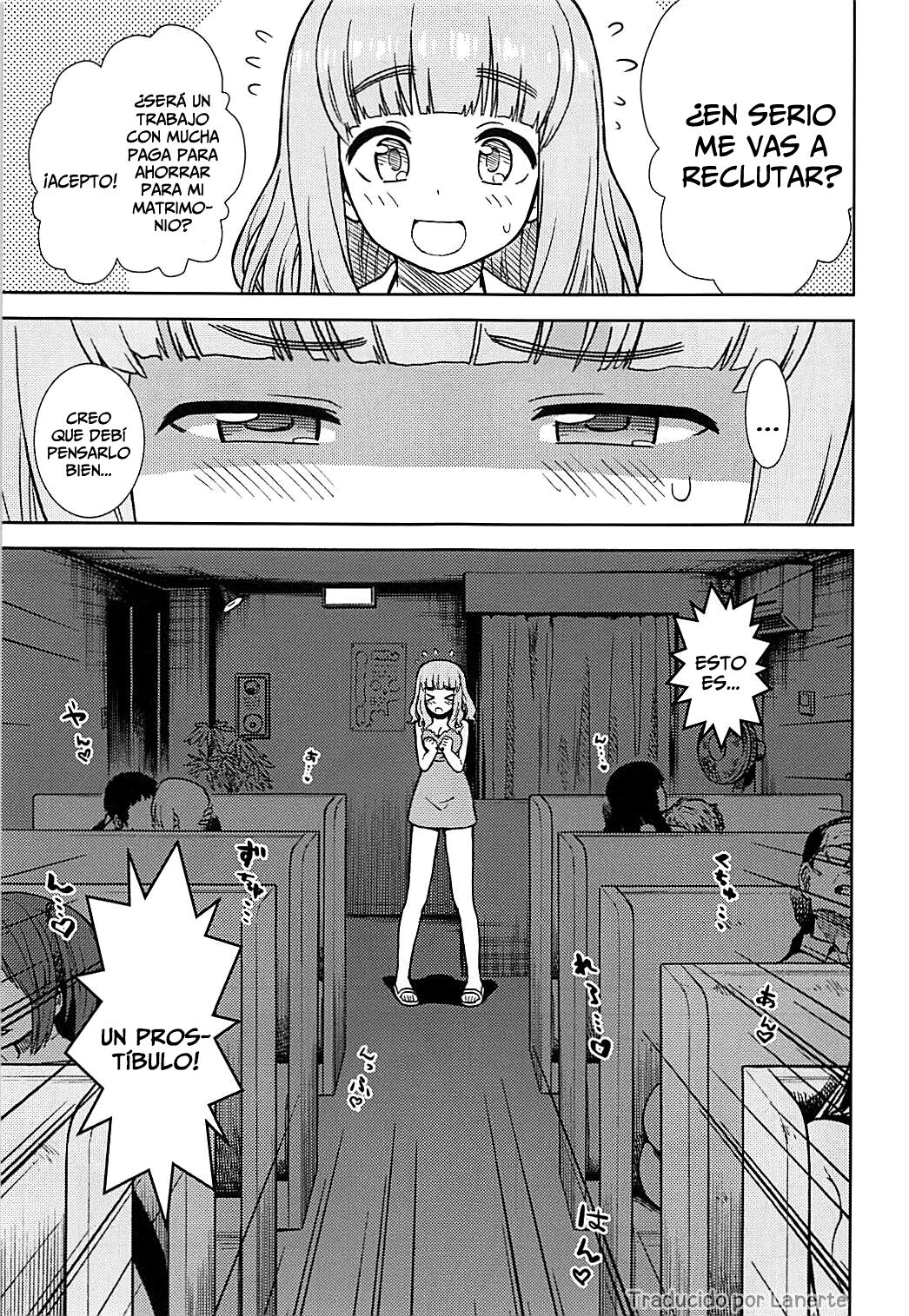 (C93) [Circle Shakunetsu (Sabaku Chitai)] Takebe Saori ga Shojo nanoni PinSalo de Hataraku Hon (Girls und Panzer) [Spanish] [Lanerte] 2eme image