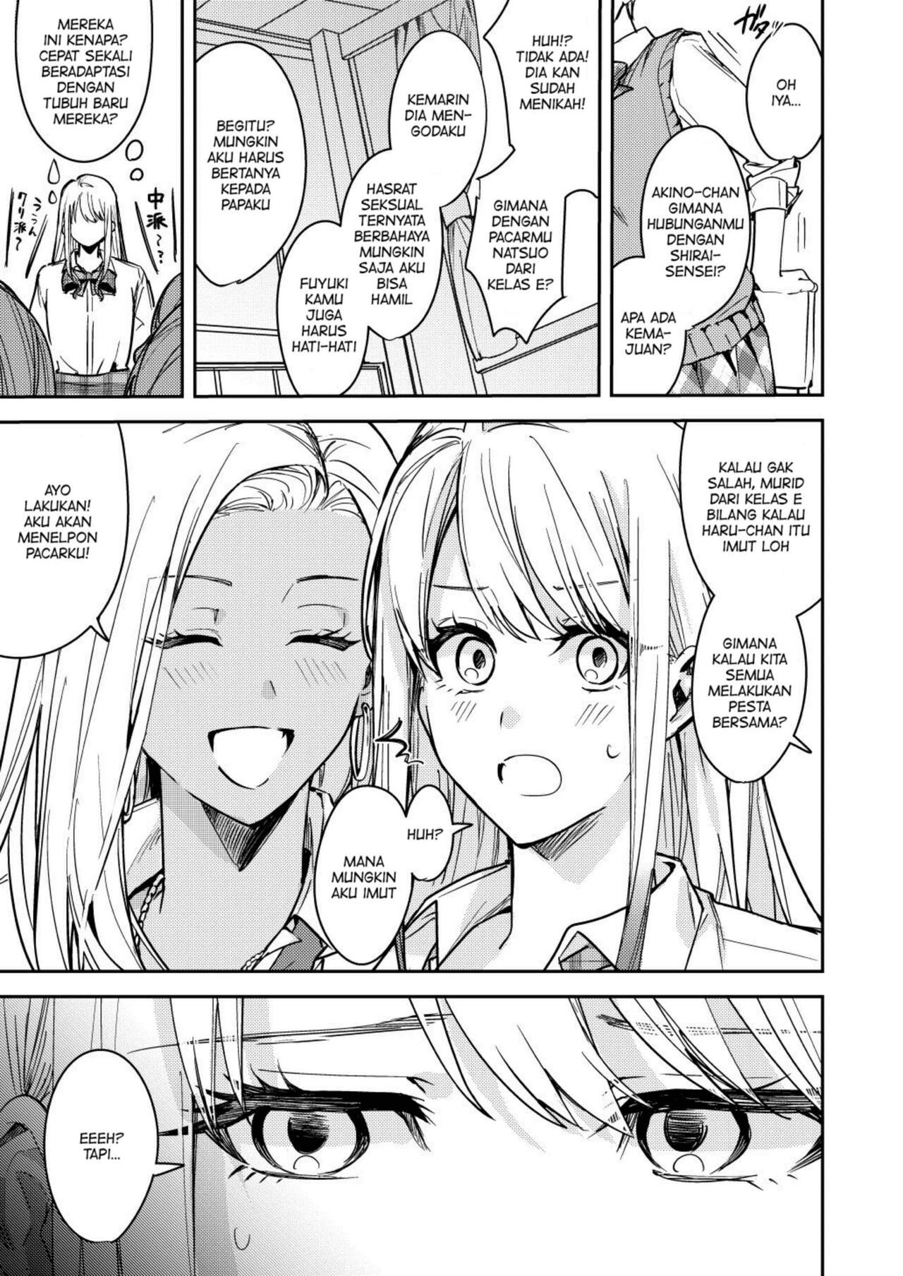 [Amuai Okashi Seisakusho (Betty)] Shuudan Nyotaika Gal, Ochiru [Indonesian] [PinattSuki] 이미지 번호 12