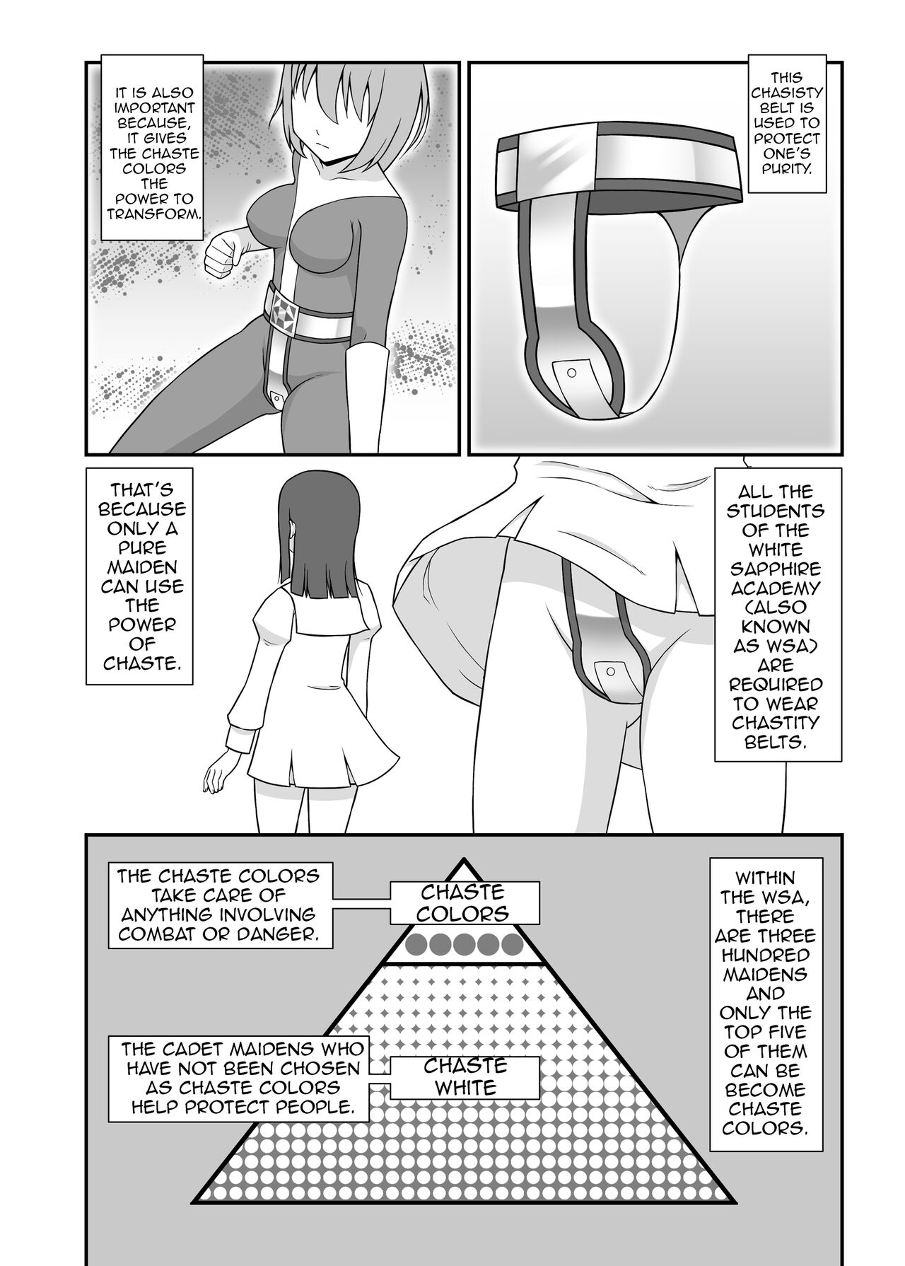 [STUDIO HP+ (IceLee)] Teisou Sentai Virginal Colors Ch.1 | Chastity Sentai Chaste Colors Ch.1 [English] imagen número 10