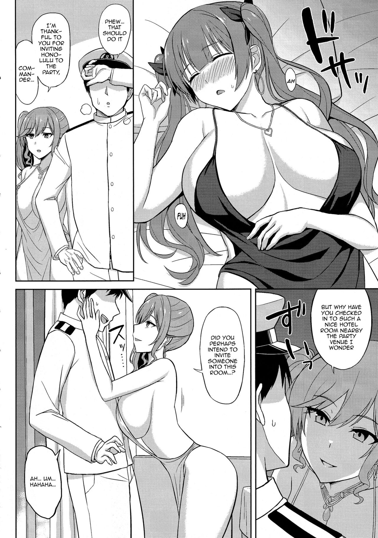 (C101) [Kaki no Tane (Summer)] Shinya no Union Party | The Late Night Union Party (Azur Lane) [English] {Doujins.com} 이미지 번호 6