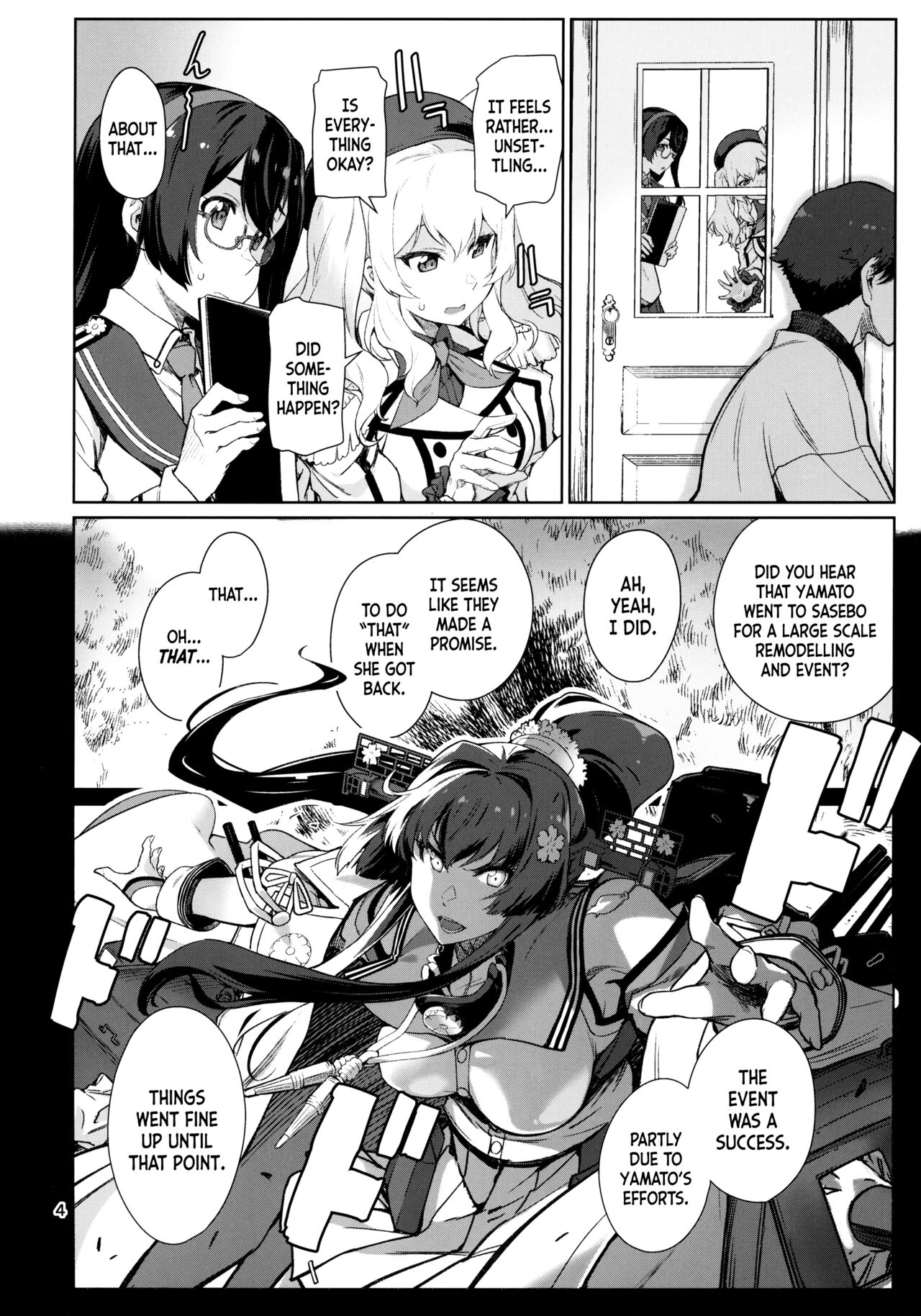 (C101) [Chotto Dake Aruyo. (Takemura Sesshu)] Kakekakeshi (Kantai Collection -KanColle-) [English] [Nishimaru] numero di immagine  5