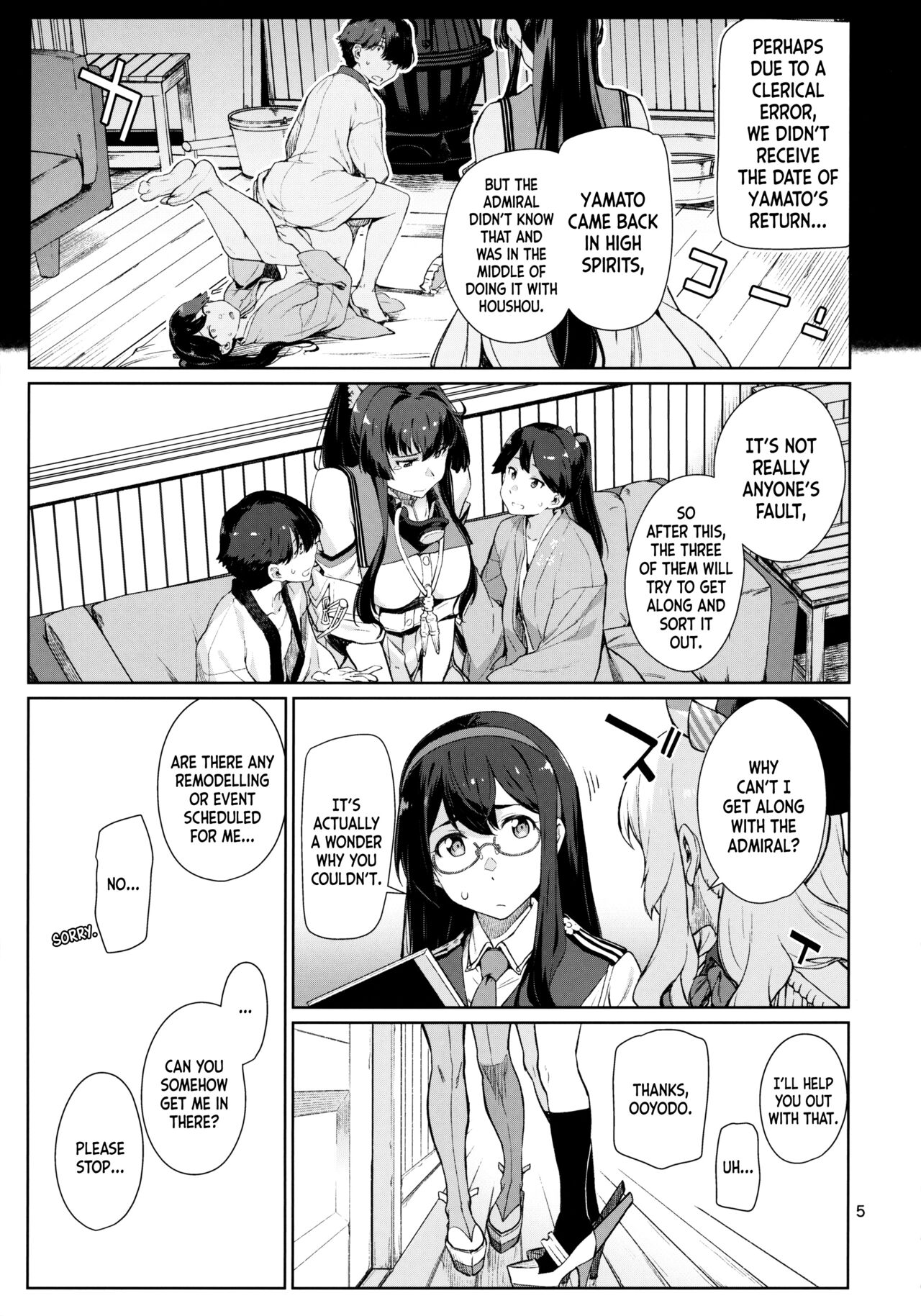 (C101) [Chotto Dake Aruyo. (Takemura Sesshu)] Kakekakeshi (Kantai Collection -KanColle-) [English] [Nishimaru] numero di immagine  6