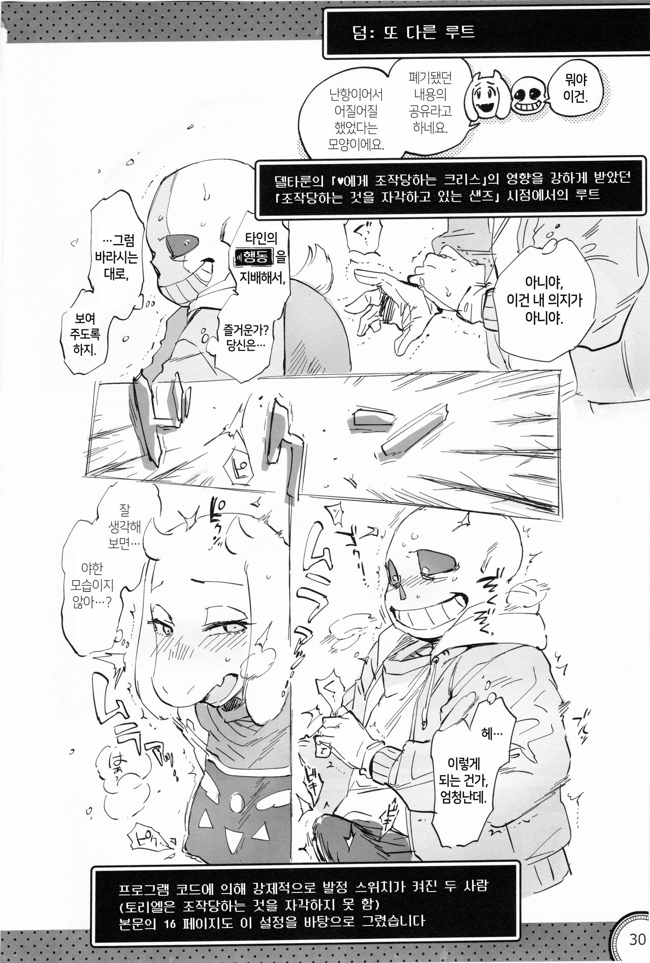 (Chou Kimi no Sentaku 2022) [Nambokuya (Namboku)] Kabe no Ana (Undertale) [Korean] numero di immagine  29