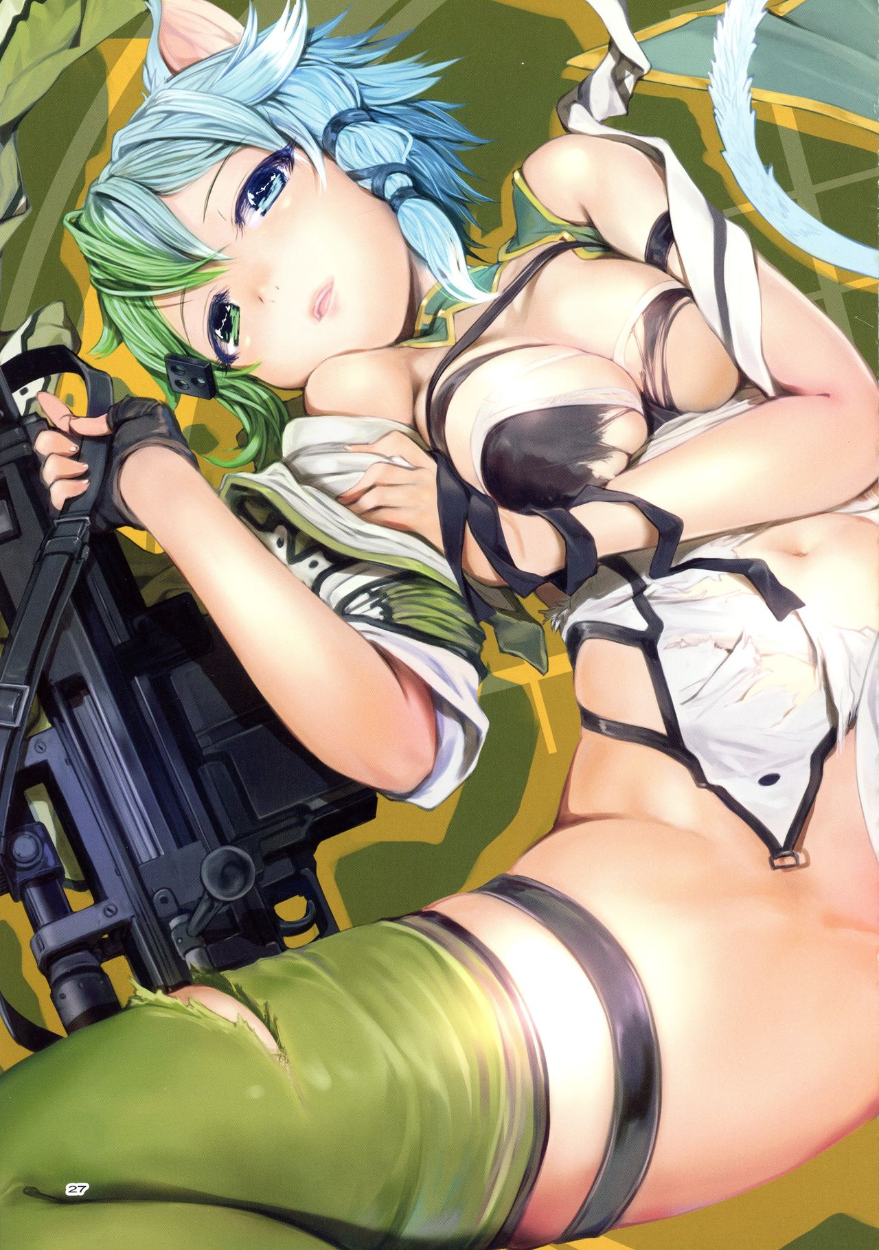 (C90) [TRI-MOON! (Mikazuki Akira!)] Shino Nomi (Sword Art Online) [English] {Hennojin} image number 26