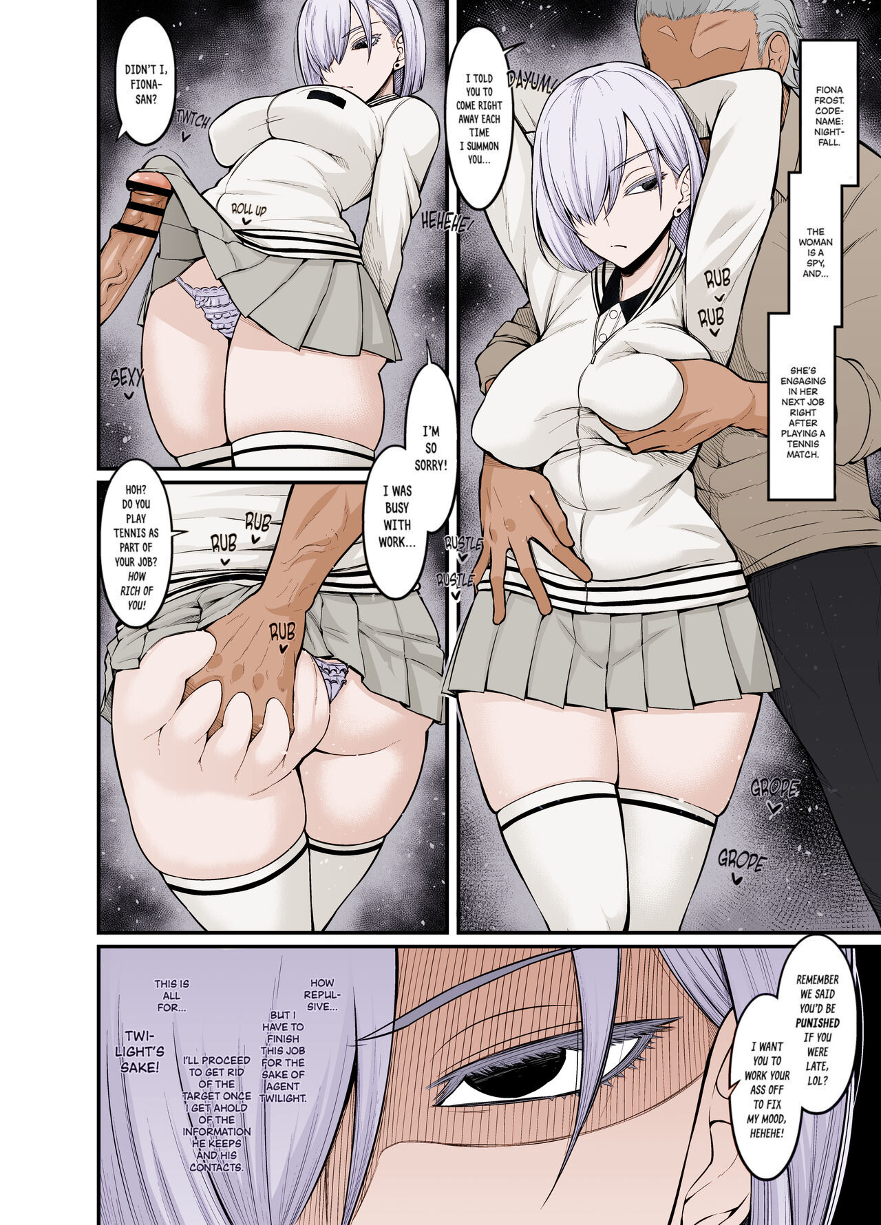 [Ankoman] Tobari (Fiona), Ninmu no Tame ni Ganbaru | Nightfall's Duty-bound Job (SPY x FAMILY) [English] [Team Rabu2] [Colorized Miss One Life] numero di immagine  2