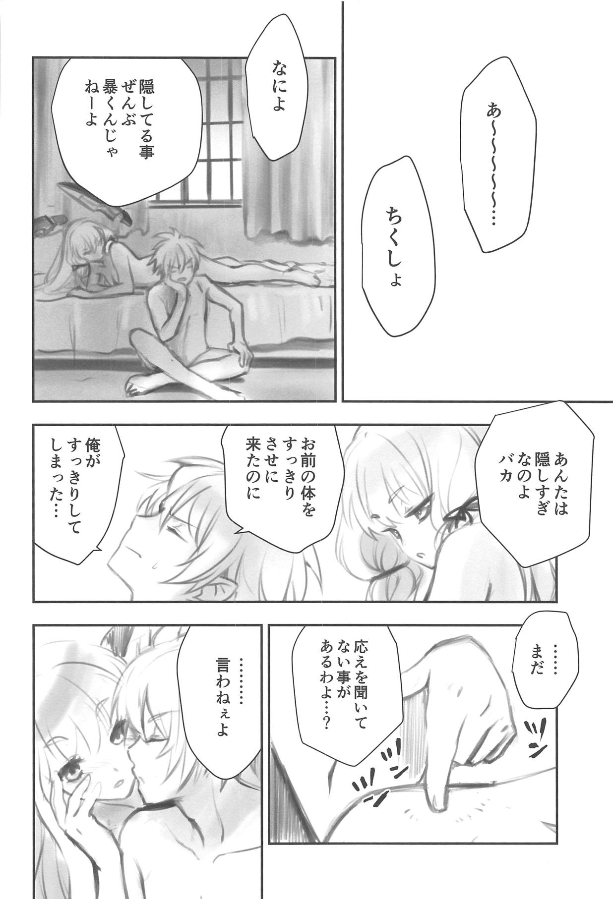 (NaniColle!4) [SEN_KA (Yamato)] Tsun na Kanojo to Tsun na Teitoku no Yoru no Togi (Kantai Collection -KanColle-) 이미지 번호 17