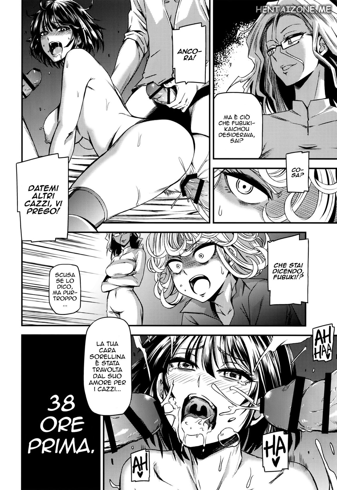 (C88) [Kiyosumi Hurricane (Kiyosumi Hurricane)] ONE-HURRICANE - Toraware no Fubuki | Ipnosi (One Punch Man) [Italian] image number 5