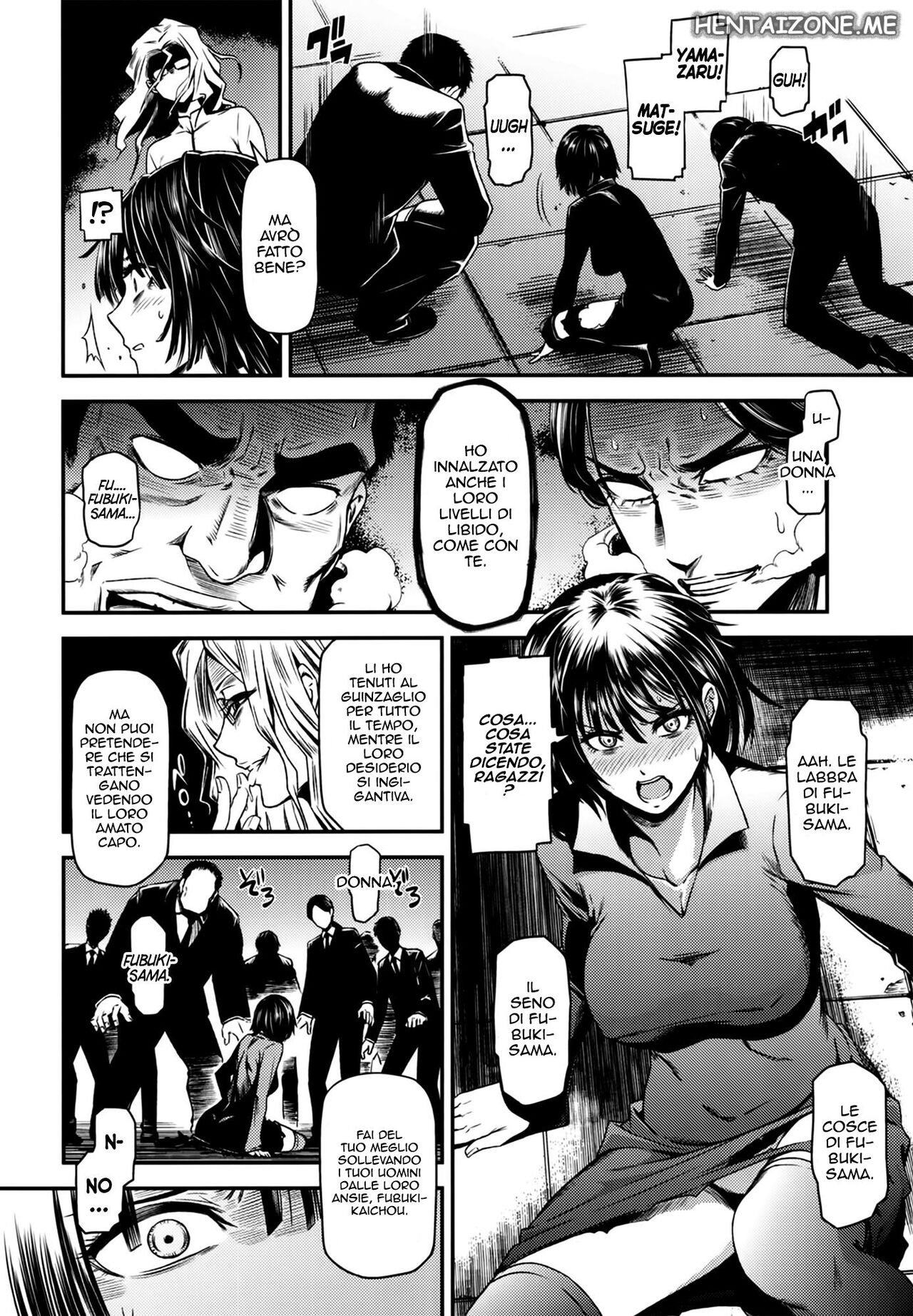 (C88) [Kiyosumi Hurricane (Kiyosumi Hurricane)] ONE-HURRICANE - Toraware no Fubuki | Ipnosi (One Punch Man) [Italian] image number 9