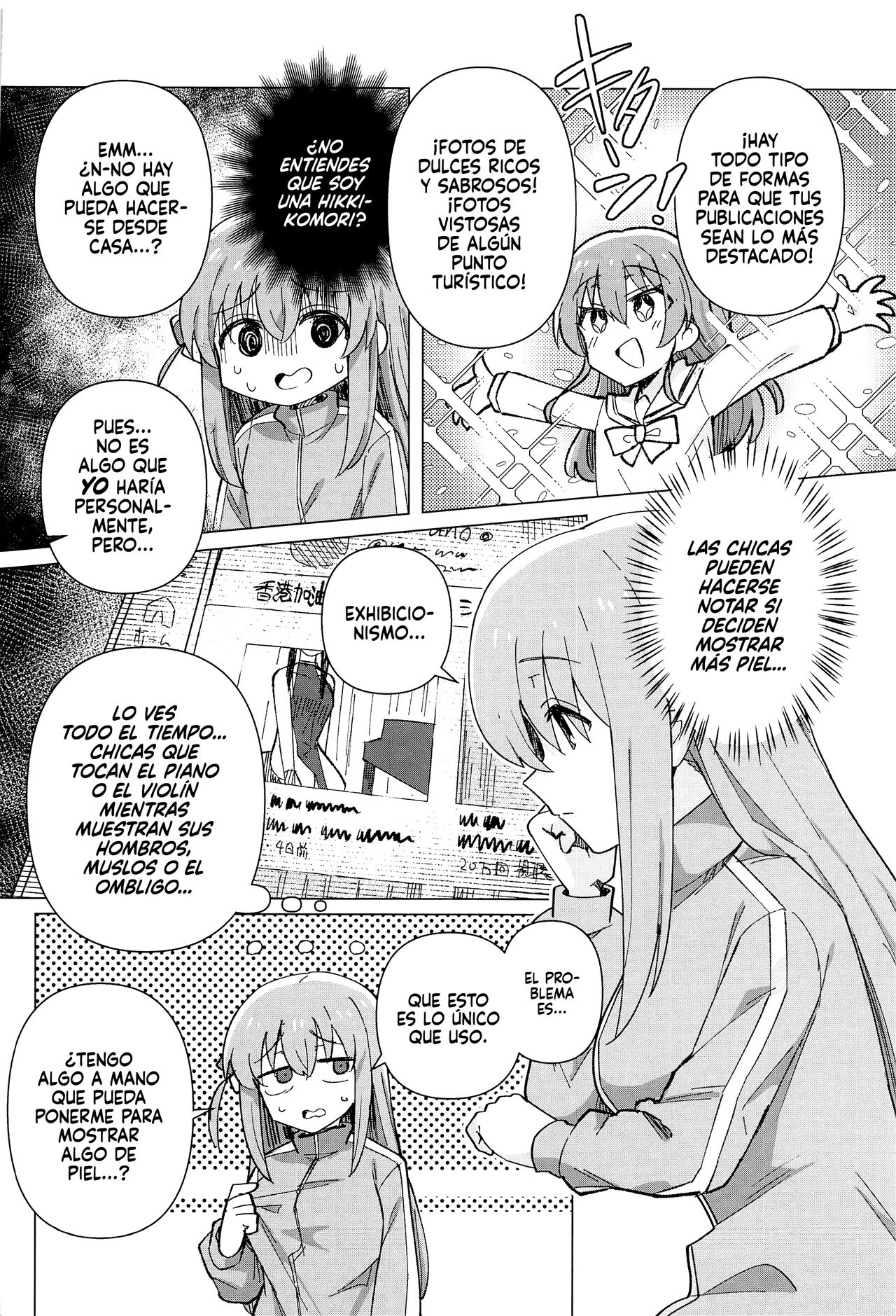 (C101) [Yakitori Teishoku (Toriyaro)] Shounin Yokkyuu | Hambre de Likes (Bocchi the Rock!) [Español] [AJubbz + Xzosk] image number 5