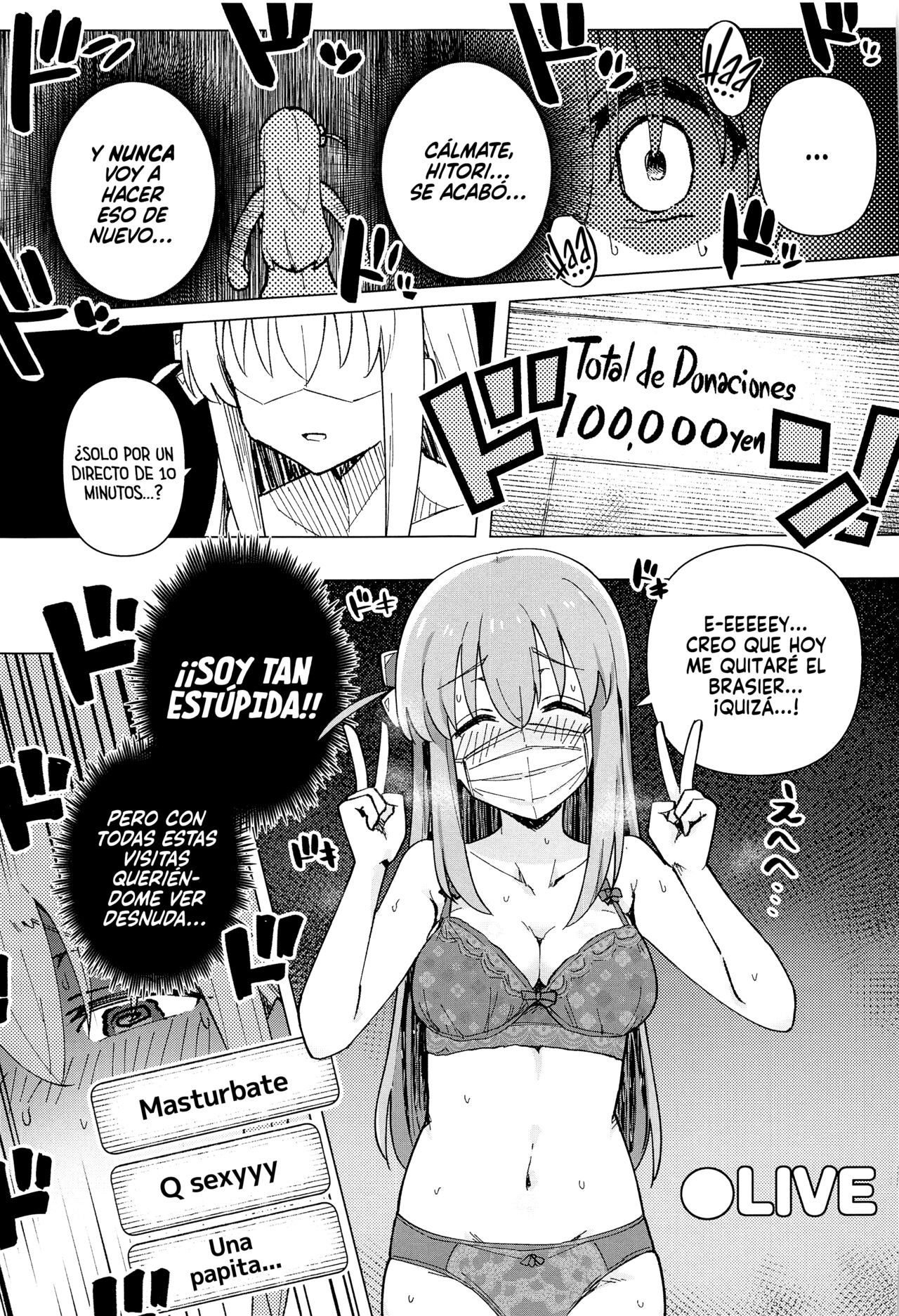 (C101) [Yakitori Teishoku (Toriyaro)] Shounin Yokkyuu | Hambre de Likes (Bocchi the Rock!) [Español] [AJubbz + Xzosk] image number 12