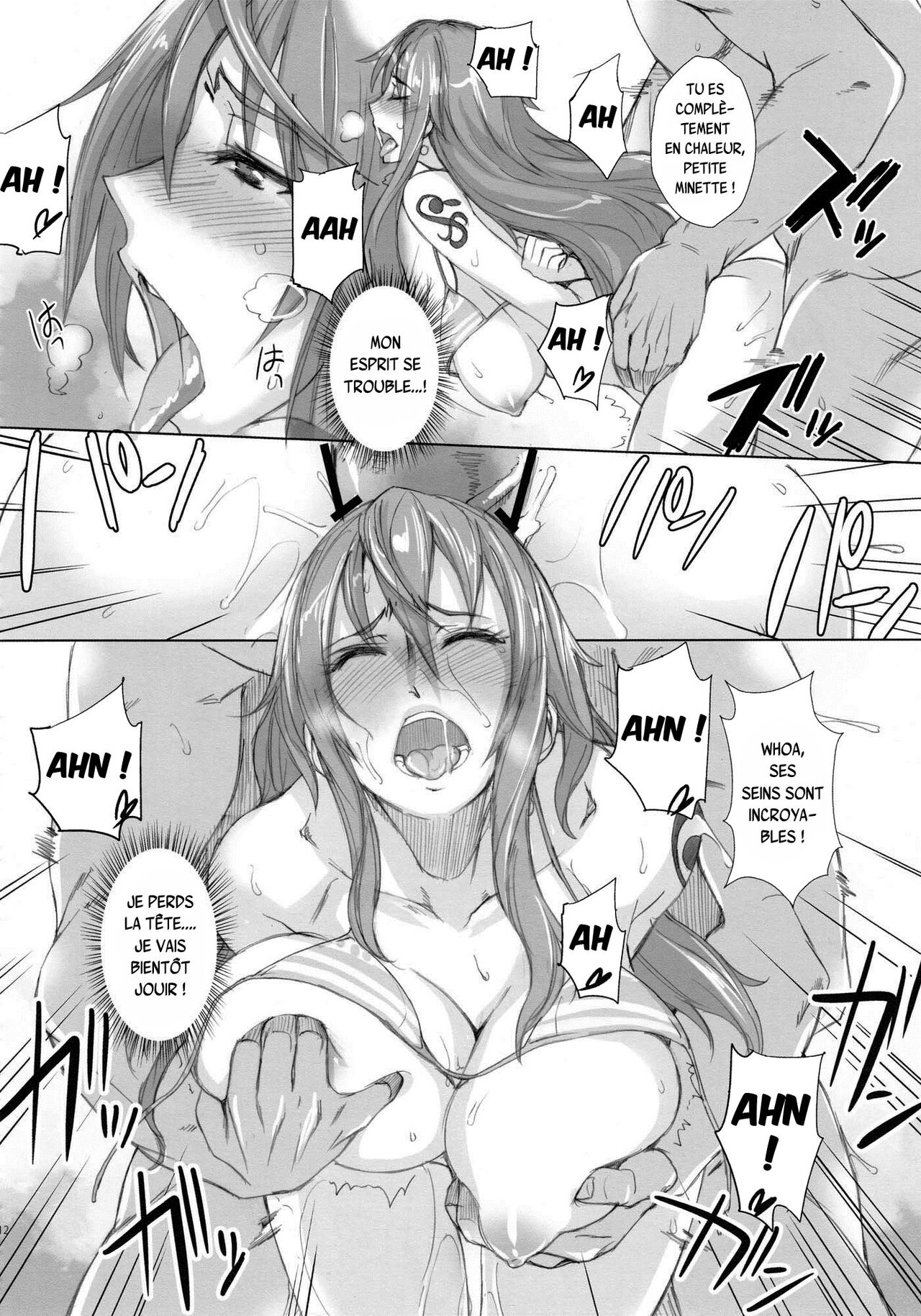 (C82) [Majimeya (isao)] GrandLine Chronicle 2 Rainyuu | GrandLine Chronicle 2 - Thunder-Tits (One Piece) [French] {SAXtrad} numero di immagine  11