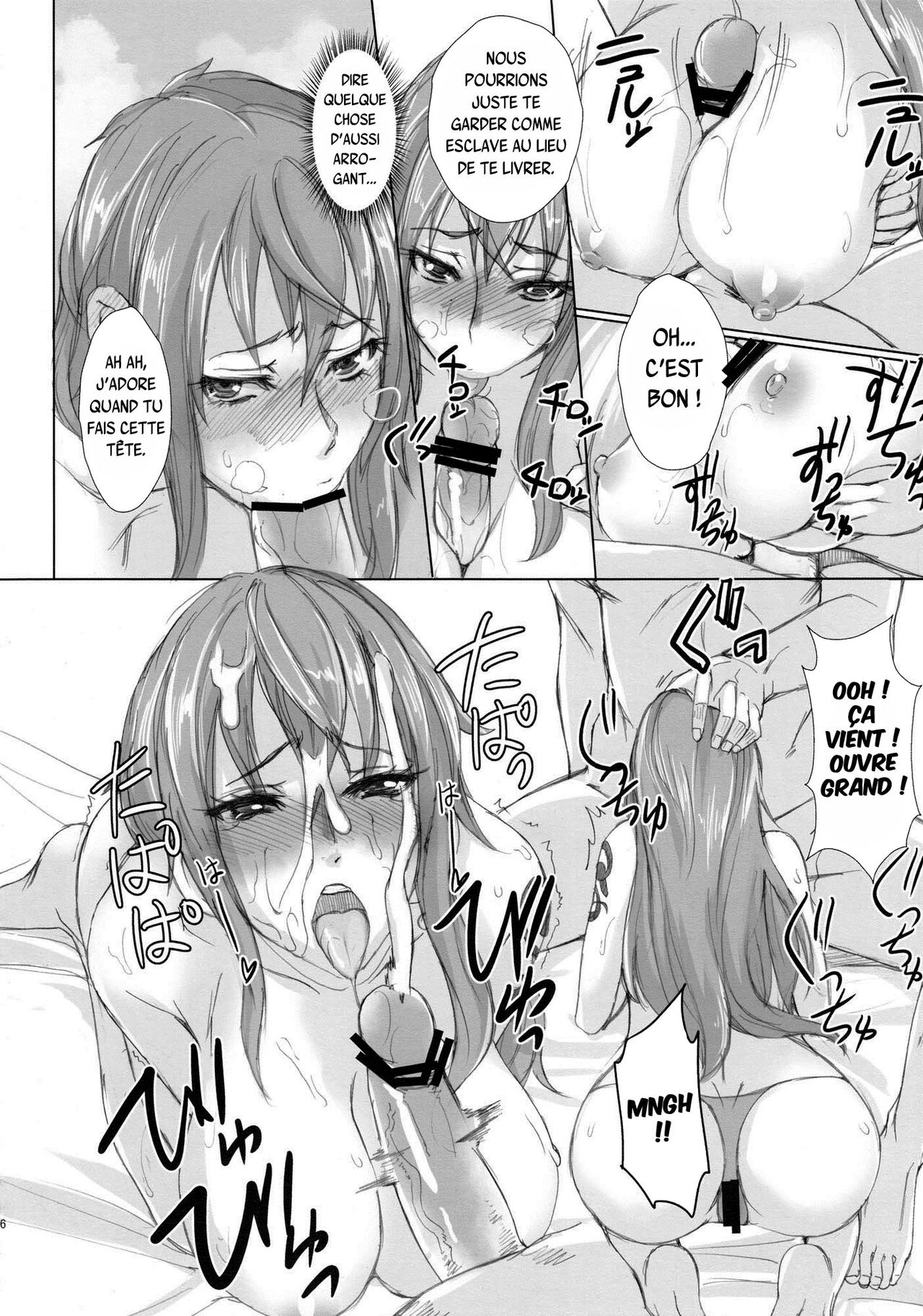 (C82) [Majimeya (isao)] GrandLine Chronicle 2 Rainyuu | GrandLine Chronicle 2 - Thunder-Tits (One Piece) [French] {SAXtrad} numero di immagine  15