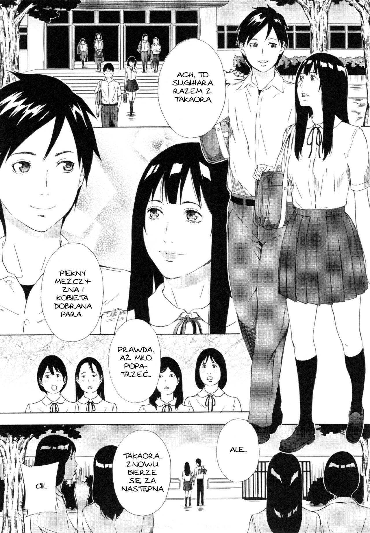 [Amano Ameno] Joshigakusei Manami no Kangaeta | Myśli uczennicy Aimi (H3) [Polish] [D-xD] 图片编号 2