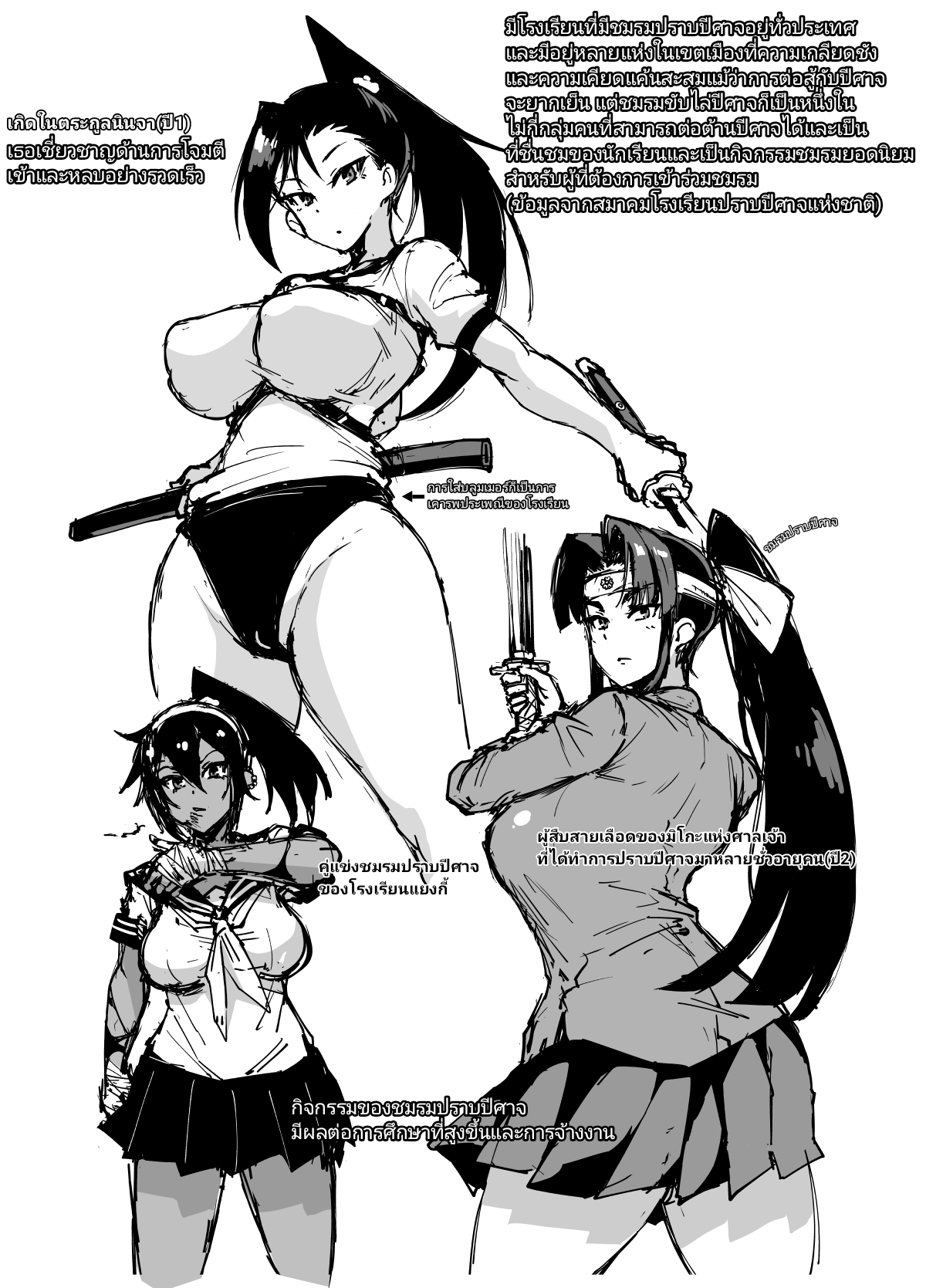 ชมรมนักปราบปีศาจสาวม.ปลายSeason1 ตอนที่0 이미지 번호 3