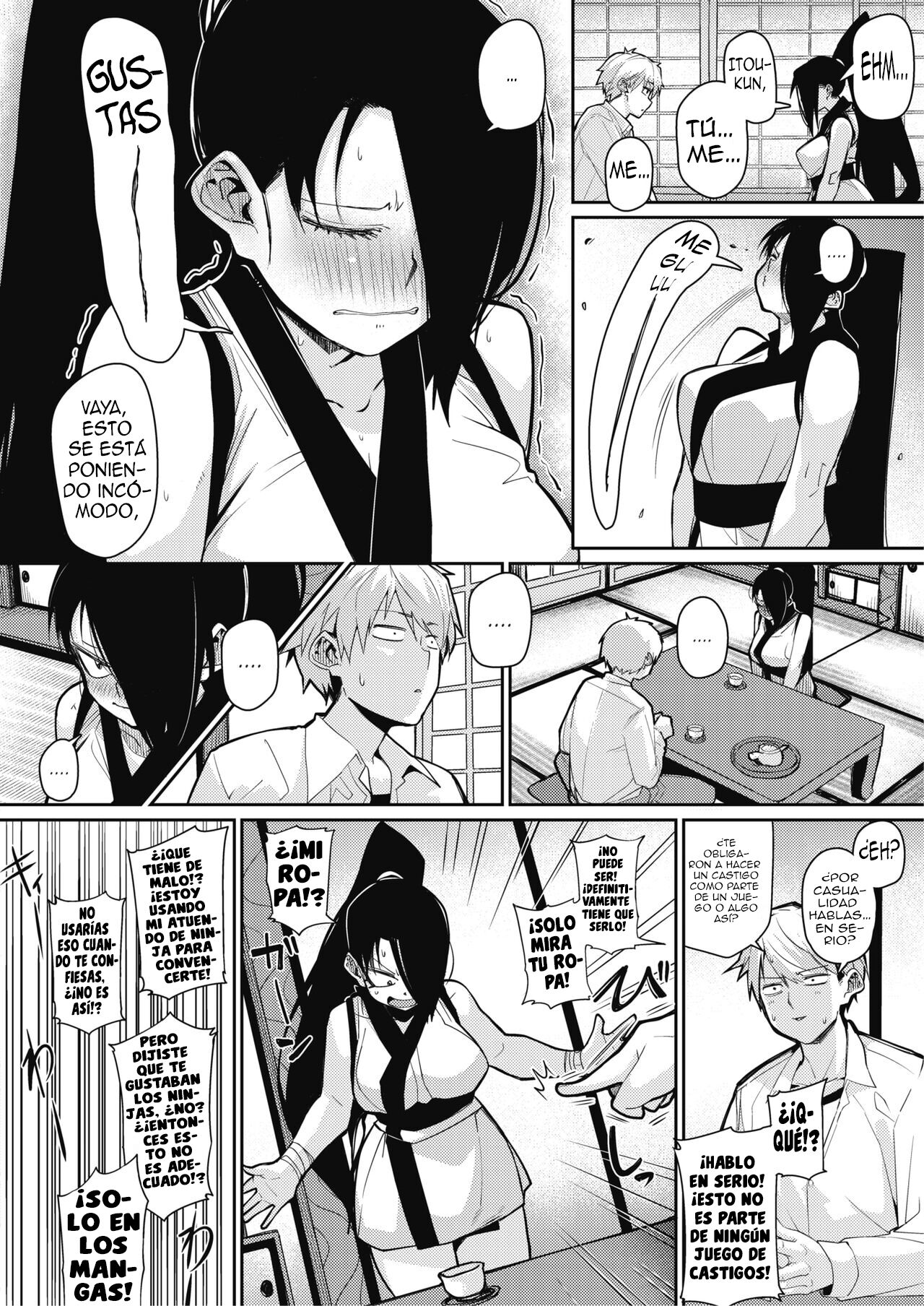 [Miitoban] Ninnin Panic! | ¡Ninnin Panic! (COMIC HOTMILK 2021-01) [Spanish] [Anime no Mansebia] [Digital] image number 4