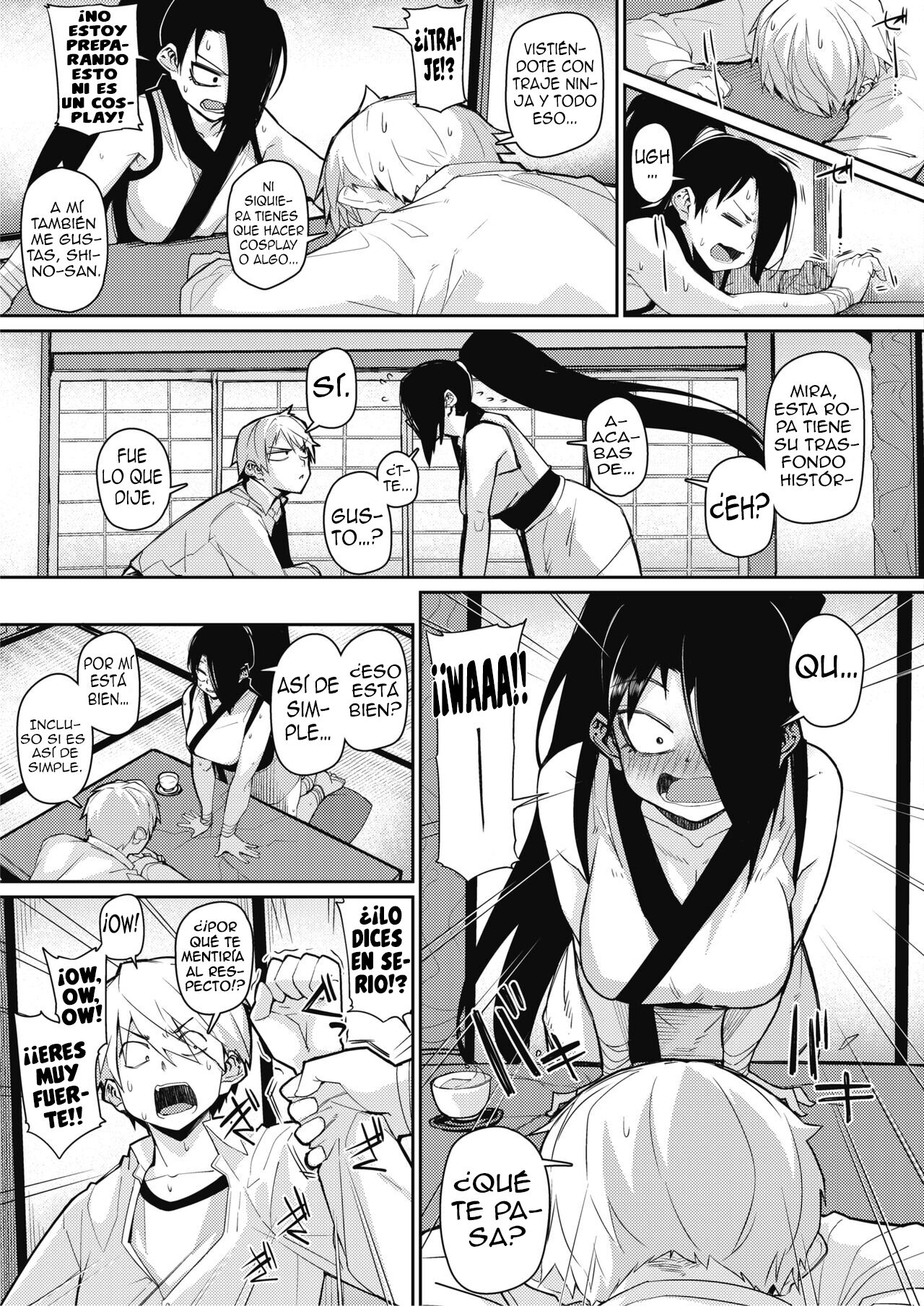 [Miitoban] Ninnin Panic! | ¡Ninnin Panic! (COMIC HOTMILK 2021-01) [Spanish] [Anime no Mansebia] [Digital] image number 5