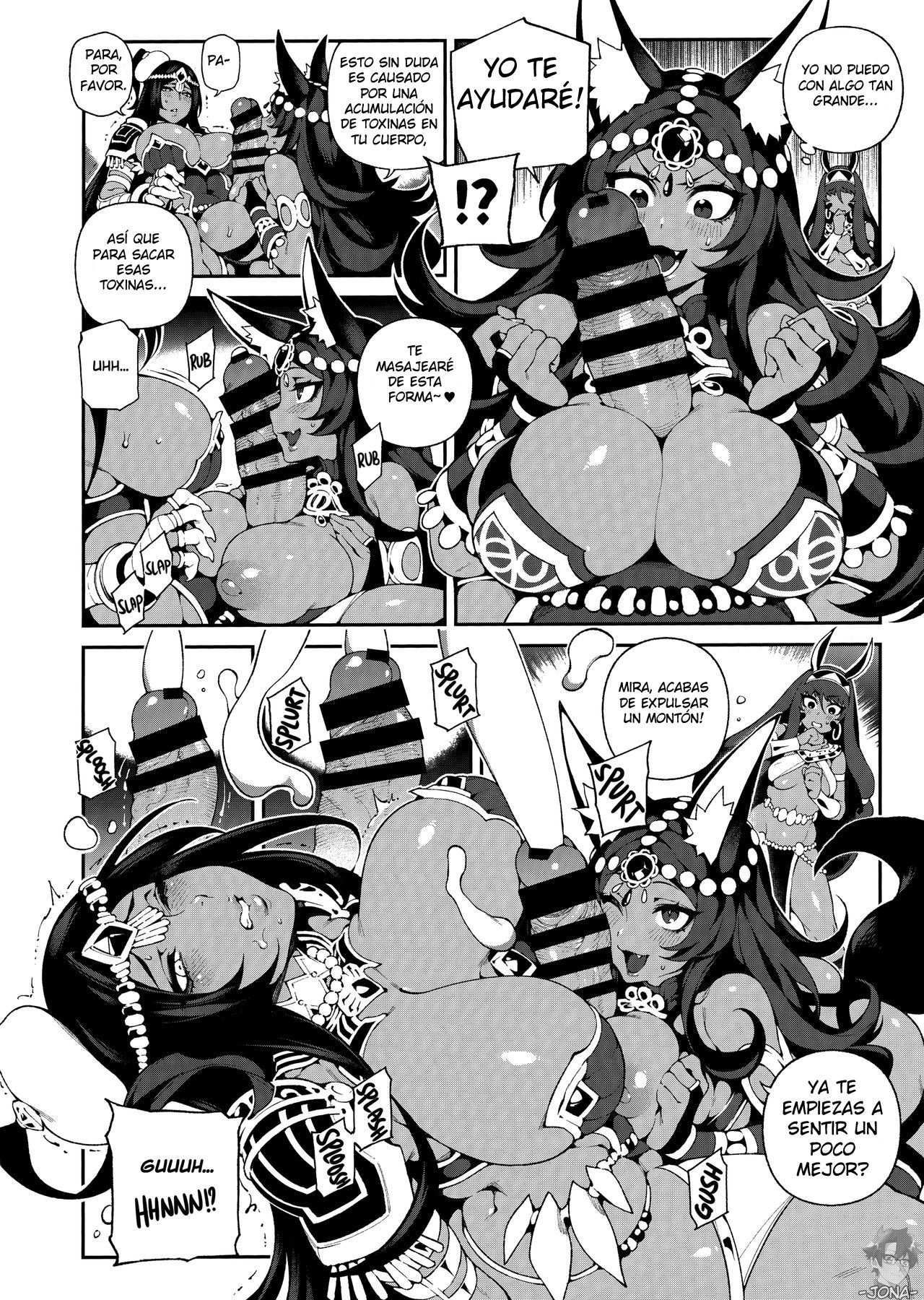 (C96) [Bear Hand (Fishine, Ireading)] CHALDEA MANIA - Trio Brown (Fate/Grand Order) [Spanish] [Doujin Choco-Casters] image number 7