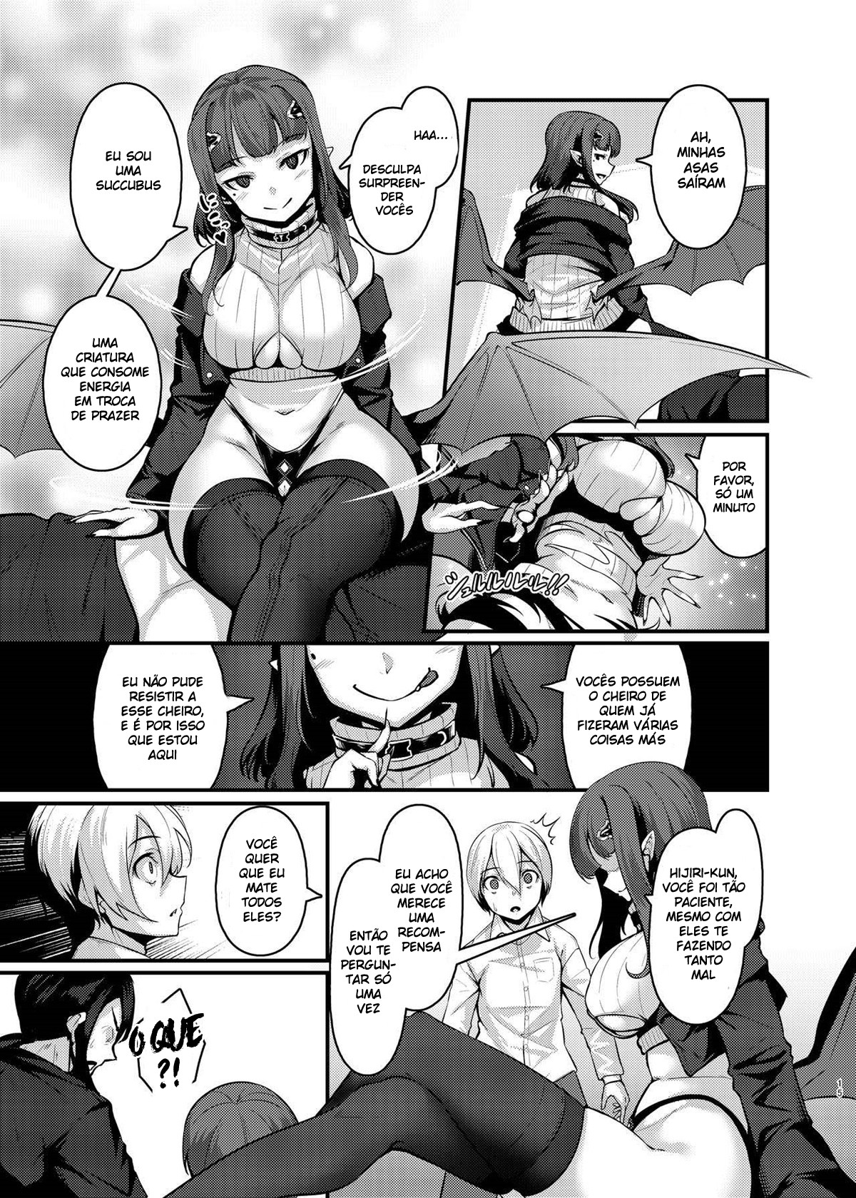 [graygreed (Usuki)] Yasashii Succubus-chan to 4 [Portuguese-BR] [Digital] image number 14