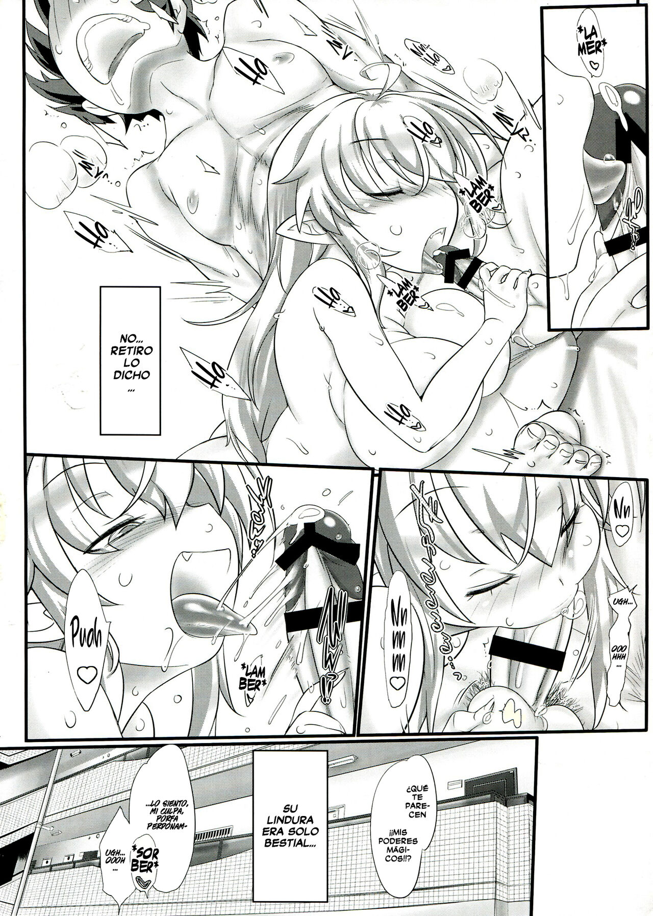 (C85) [Kinbou Sokai (Konmori)] Maou no Musume-san wa Jikaku ga Tarinai You desu. (Yuusha ni Narenakatta Ore wa Shibushibu Shuushoku wo Ketsui Shimashita.) [Spanish] [HGnF & Slarka] 이미지 번호 24