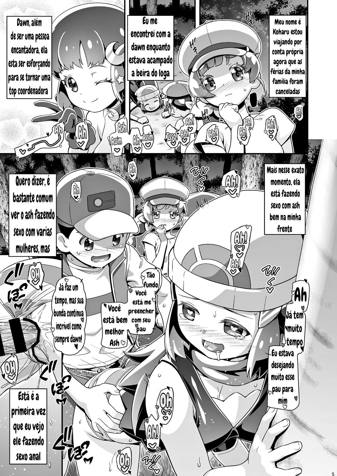 [Gambler Club (Kousaka Jun)] PM GALS Hikari & Koharu | PM GALS Dawn & Chloe (Pokémon) [Portuguese-BR] [Digital] 이미지 번호 4