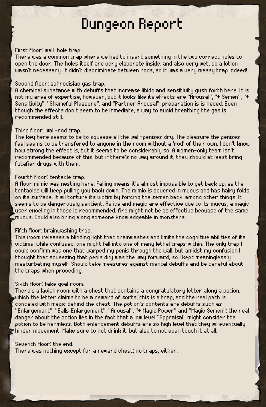 [Asanegi Shouten (Mirin to Chikuwa)] Yoku Aru Ero Trap Dungeon Mono -Mirai ga Mieru kara ETD nante Yoyuu dashi Joukyuu Boukensha ga Seiyoku ni Makeru Wake Nai Hen- [English] imagen número 35