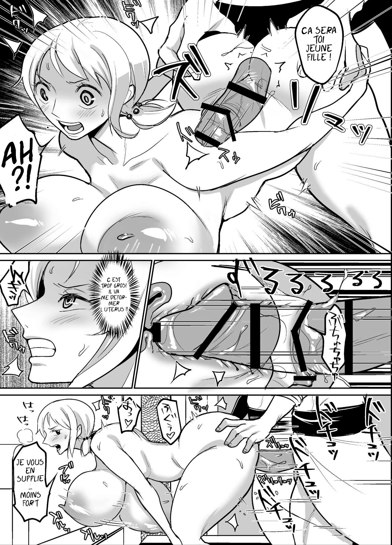 Sun King (Hamiltan)] Nami and Robin in Skypeia (One Piece) [French version bien] image number 8