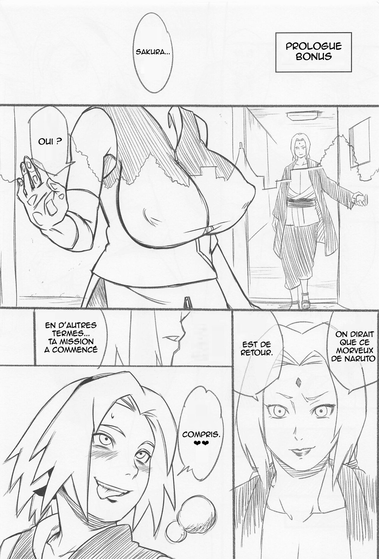 (C100) [Karakishi Youhei-dan Shinga (Sahara Wataru)] Hyakugo no Jutsu (Naruto) [French] 画像番号 2