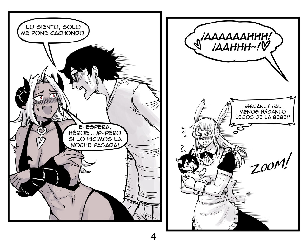 [PeaCh88] Demon King GF 4 + Extras | Novia Rey Demonio 4 + Extras (Español) [HGnF] image number 5