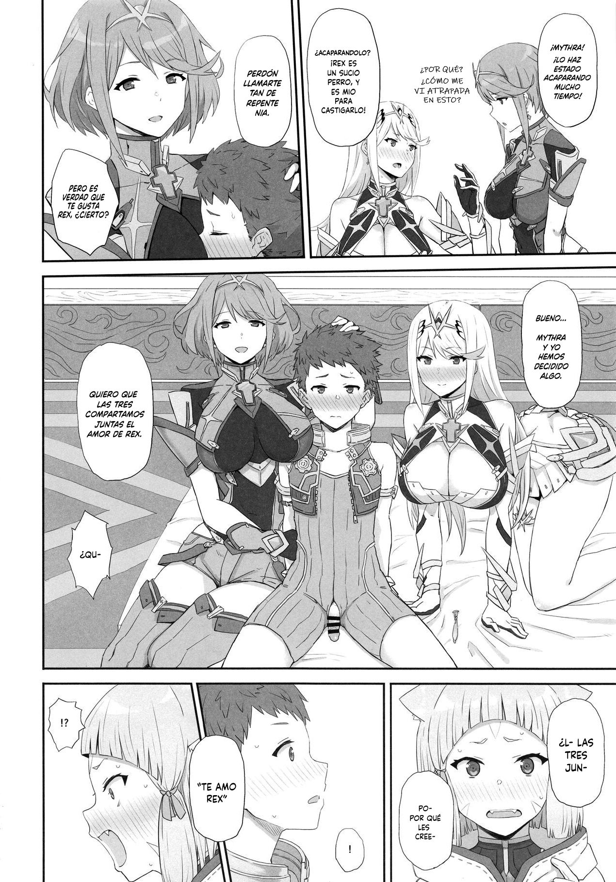(COMIC1☆13) [Gomuhachi (Gomu)] Watashi no Omoi o Anata ni... (Xenoblade 2) [Spanish] [NekoCreme] numero di immagine  3