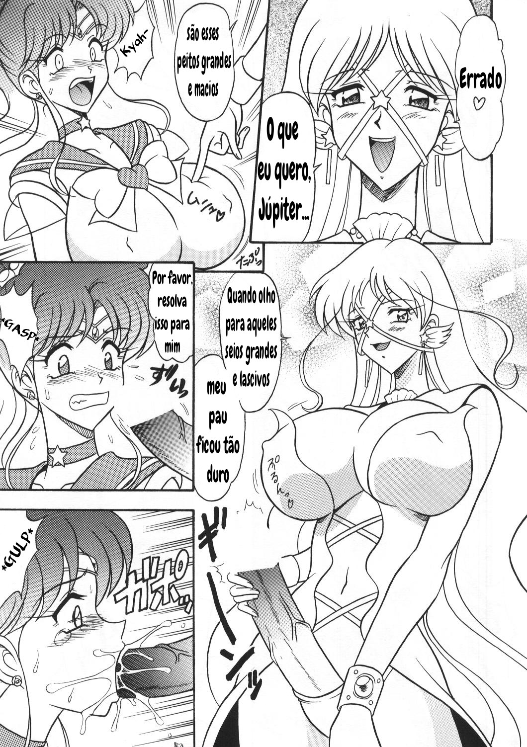 [Mutsuya (Mutsu Nagare)] Oshioki Mokusei Musume | Jupiter Girl’s Punishment (Sailor Moon) [Portuguese-BR] numero di immagine  3