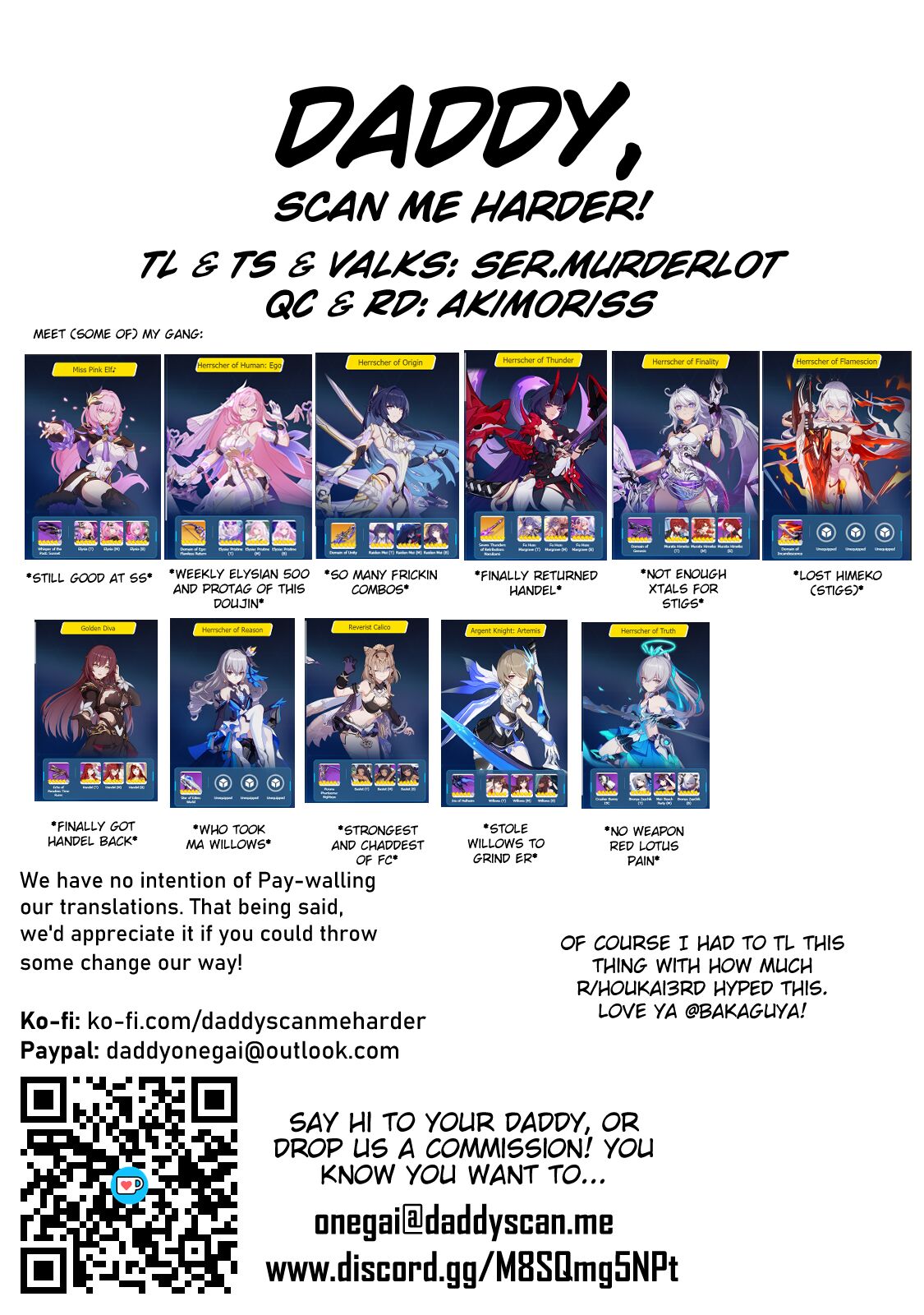 (C101) [Digital Flyer (Oota Yuuichi)] Rakuen Gensou - Eden Fantasia (Honkai Impact 3rd) [English] [Daddy Scan Me Harder!] 图片编号 18
